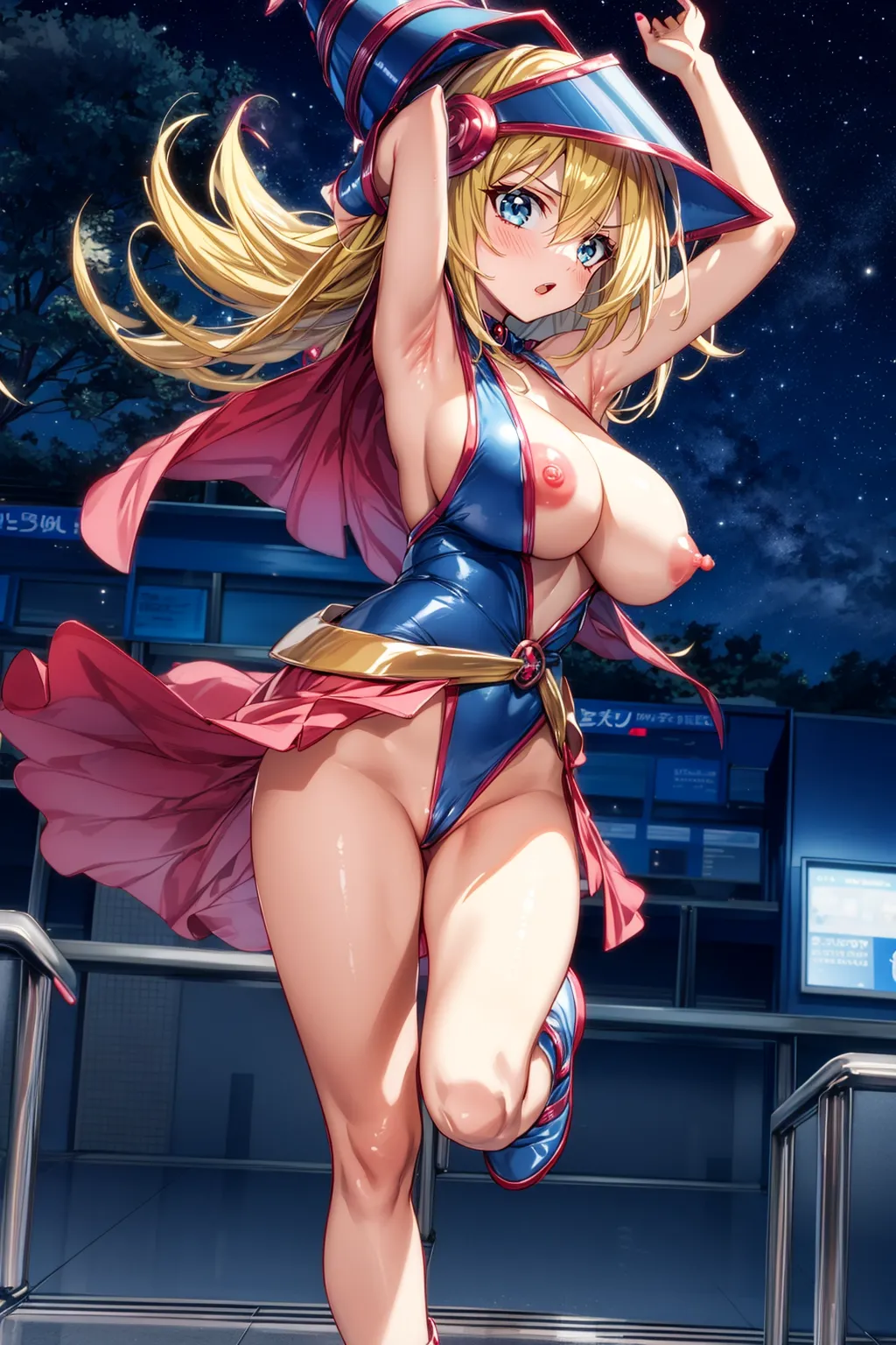 【「腋・脇」AIエロ画像（イラスト・アニメ・二次元風）4705枚まとめ！(82ページ目)のエロ画像7枚目