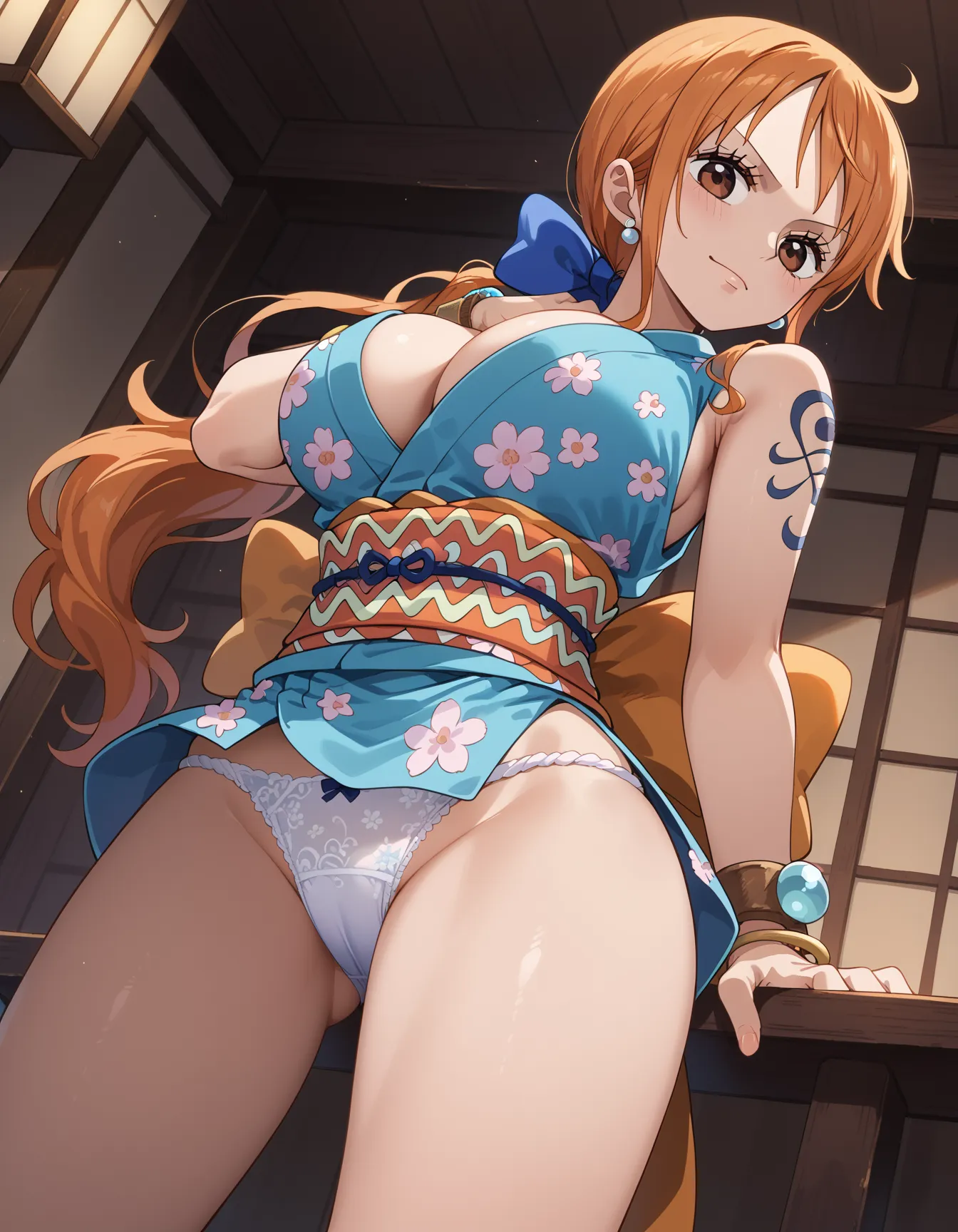 【「巨乳×着物」AIエロ画像（イラスト・アニメ・二次元風）854枚まとめ！(15ページ目)のエロ画像12枚目