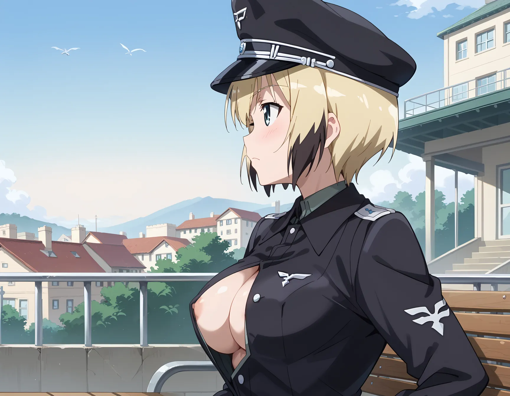 【「下着（ブラジャー・パンティ）」AIエロ画像（イラスト・アニメ・二次元風）15996枚まとめ！(271ページ目)のエロ画像14枚目