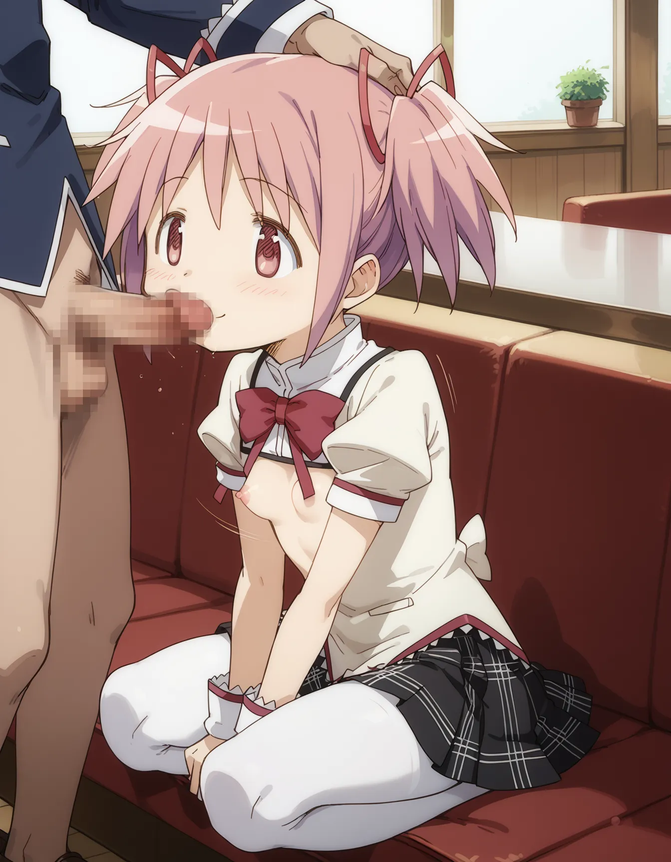 【「貧乳×学制服」AIエロ画像（イラスト・アニメ・二次元風）606枚まとめ！(11ページ目)のエロ画像11枚目
