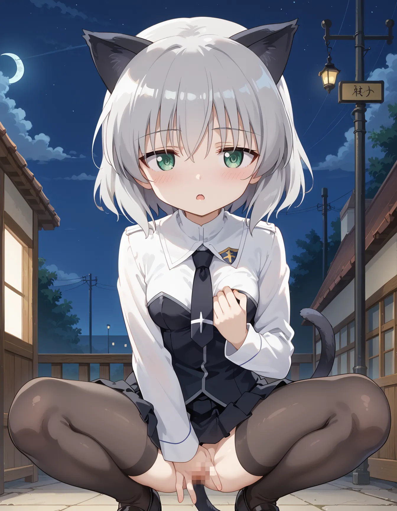 【「ロリ・小柄×パンスト」AIエロ画像（イラスト・アニメ・二次元風）422枚まとめ！(7ページ目)のエロ画像14枚目