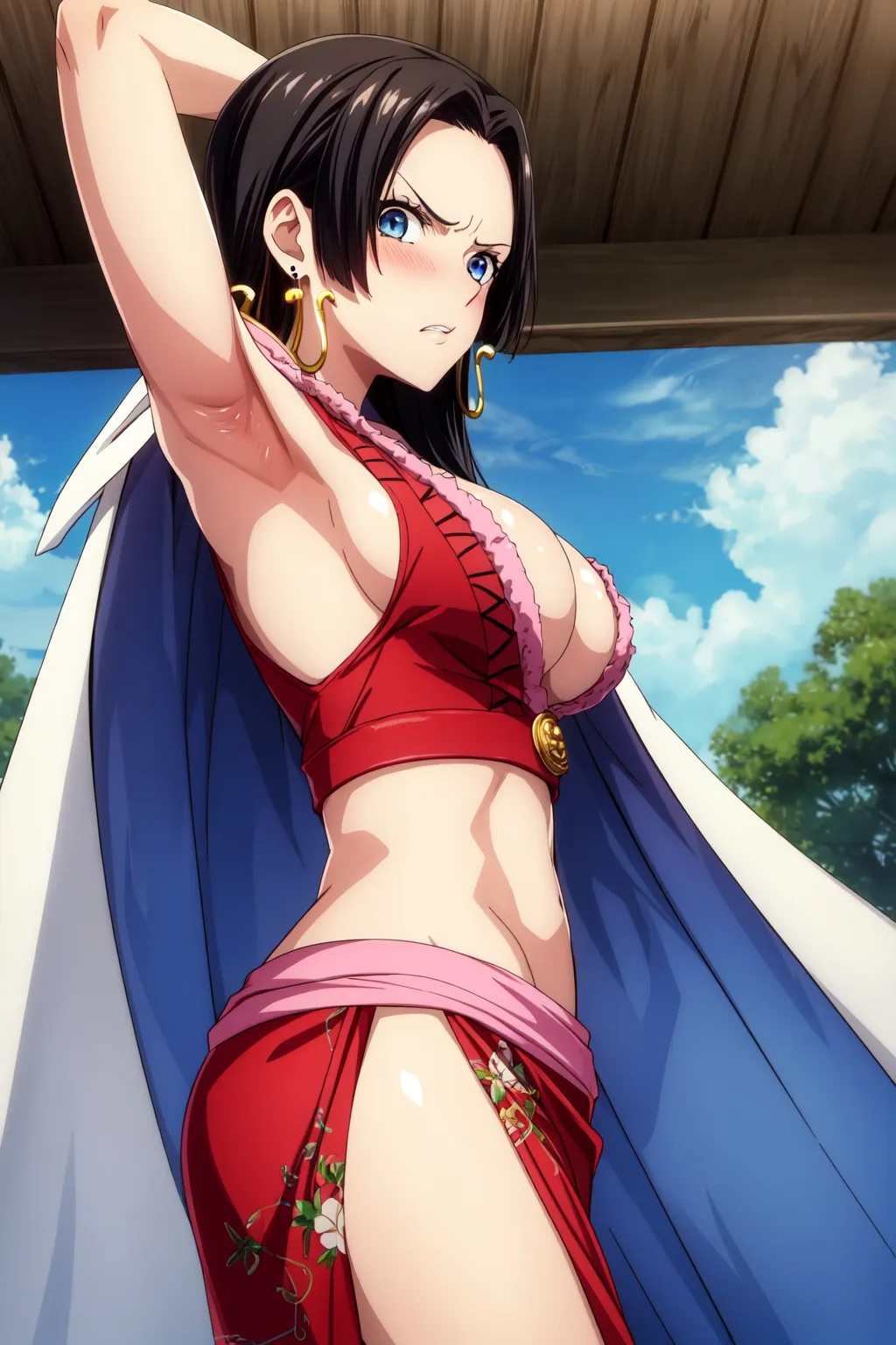 【「腋・脇」AIエロ画像（イラスト・アニメ・二次元風）4705枚まとめ！(81ページ目)のエロ画像22枚目