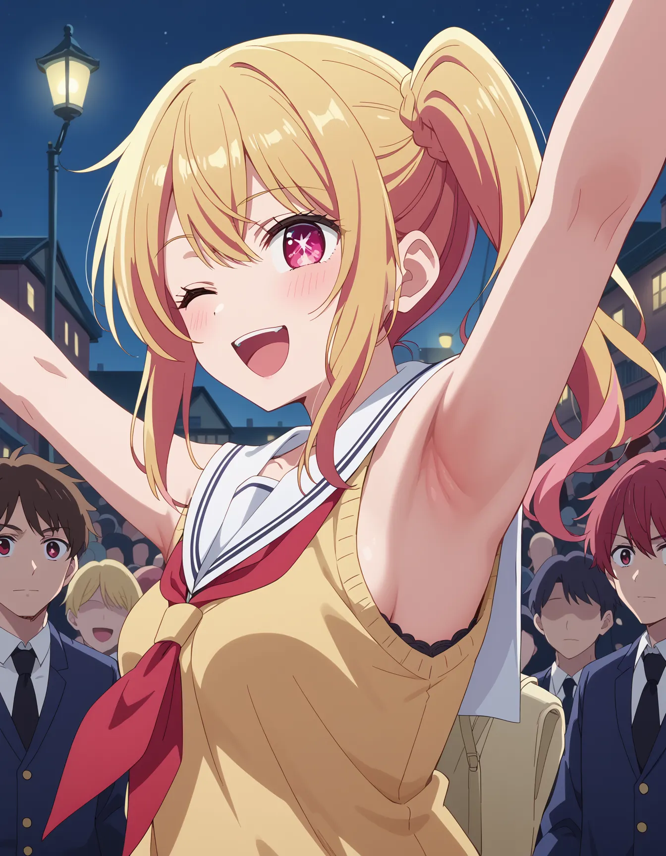 【「腋・脇」AIエロ画像（イラスト・アニメ・二次元風）4705枚まとめ！(81ページ目)のエロ画像19枚目