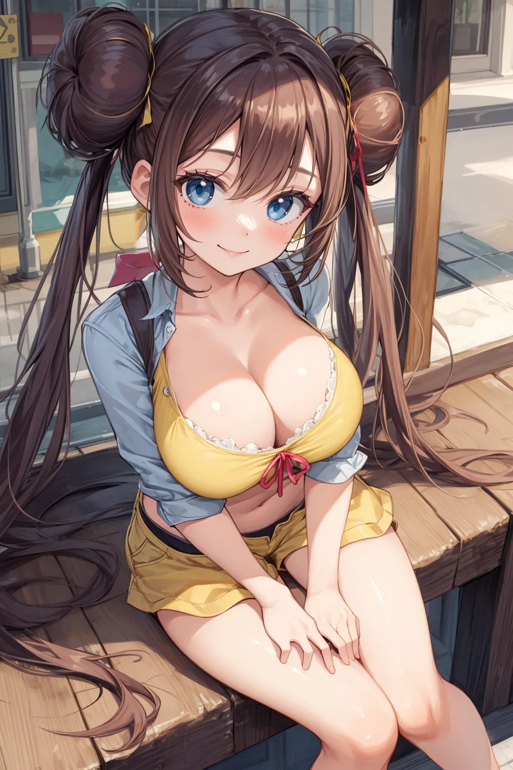 【「巨乳」AIエロ画像（イラスト・アニメ・二次元風）26161枚まとめ！(447ページ目)のエロ画像12枚目