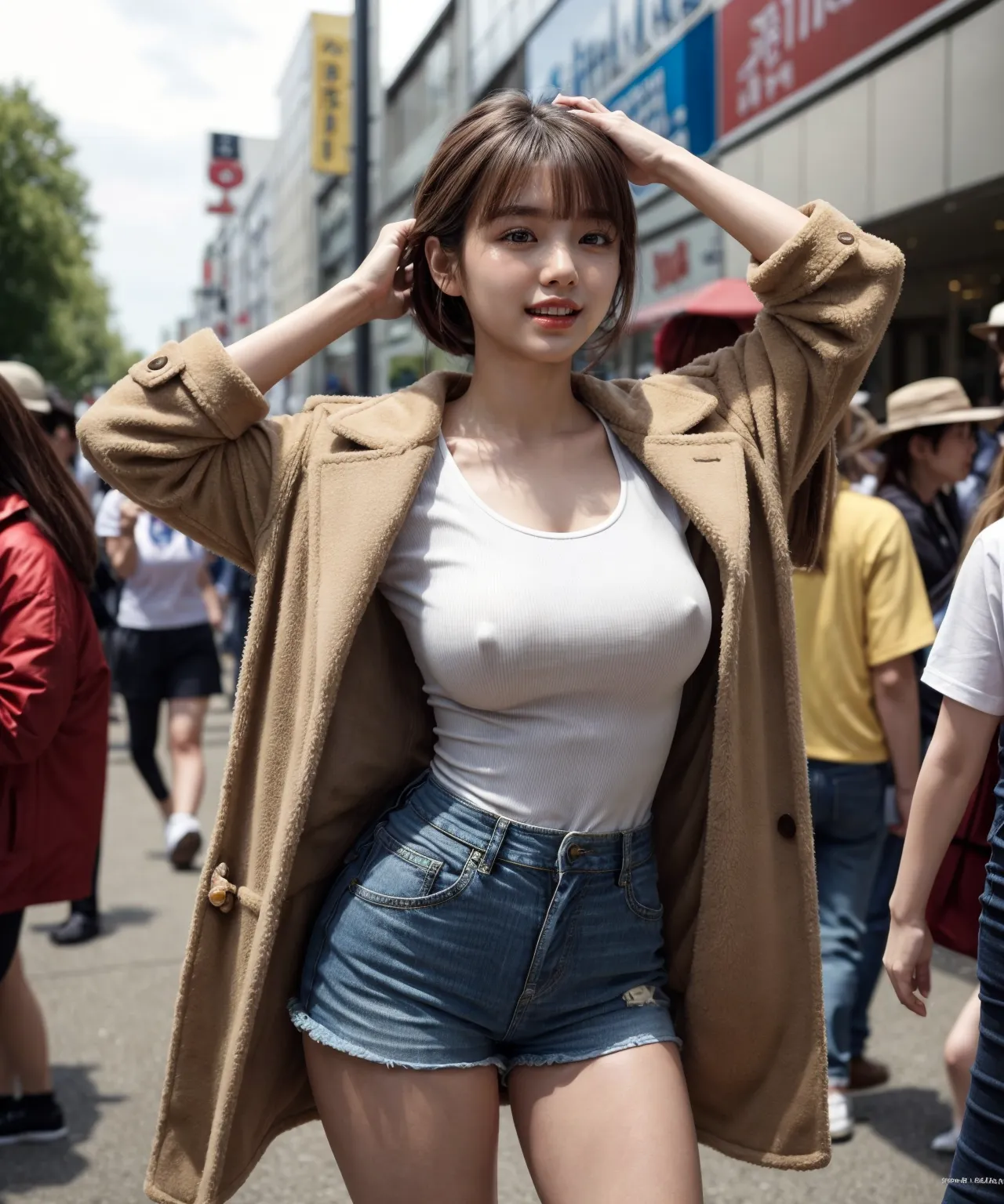 【「貧乳」AIエロ画像（リアル・実写・フォト風）21896枚まとめ！(371ページ目)のエロ画像6枚目