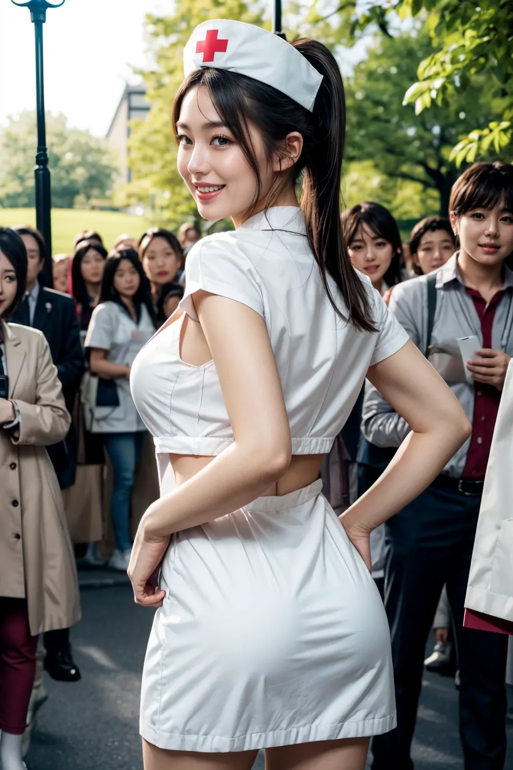 【「ナース・看護婦」AIエロ画像（リアル・実写・フォト風）689枚まとめ！(12ページ目)のエロ画像26枚目