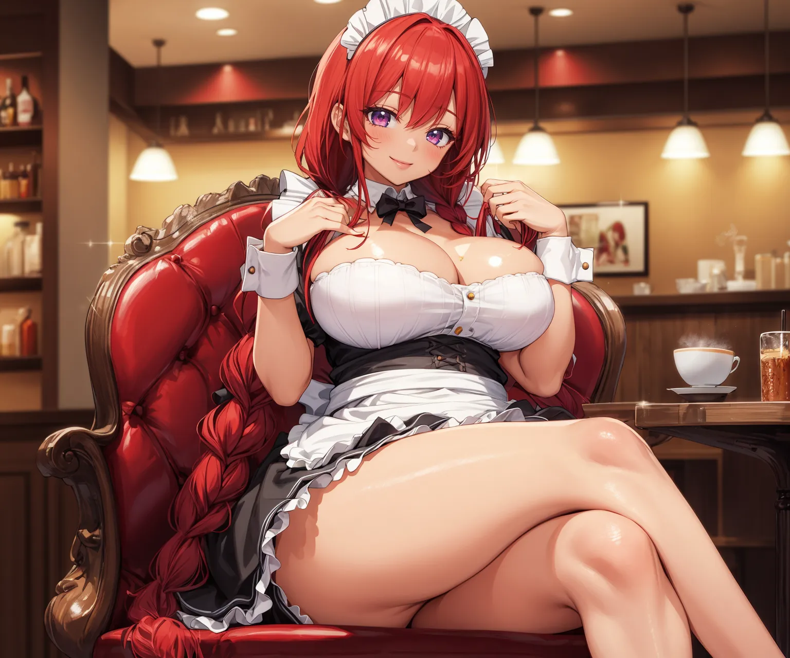 【「爆乳・超乳」AIエロ画像（イラスト・アニメ・二次元風）5621枚まとめ！(96ページ目)のエロ画像4枚目