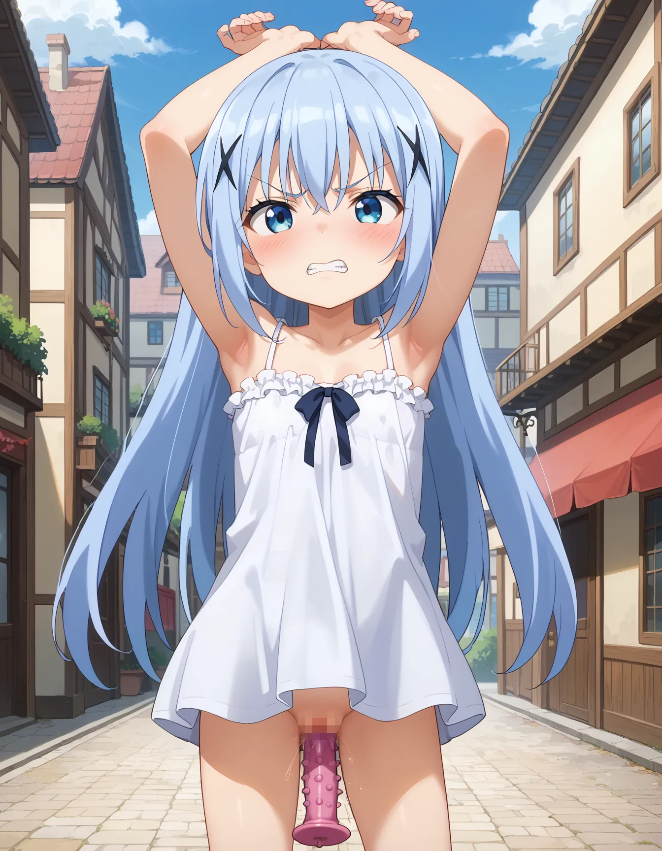 【「おまんこ×下着（ブラジャー・パンティ）」AIエロ画像（イラスト・アニメ・二次元風）3718枚まとめ！(64ページ目)のエロ画像3枚目
