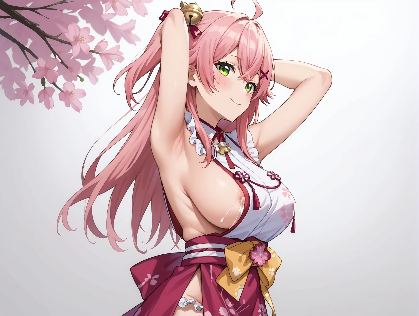【「腋・脇」AIエロ画像（イラスト・アニメ・二次元風）4705枚まとめ！(81ページ目)のエロ画像4枚目