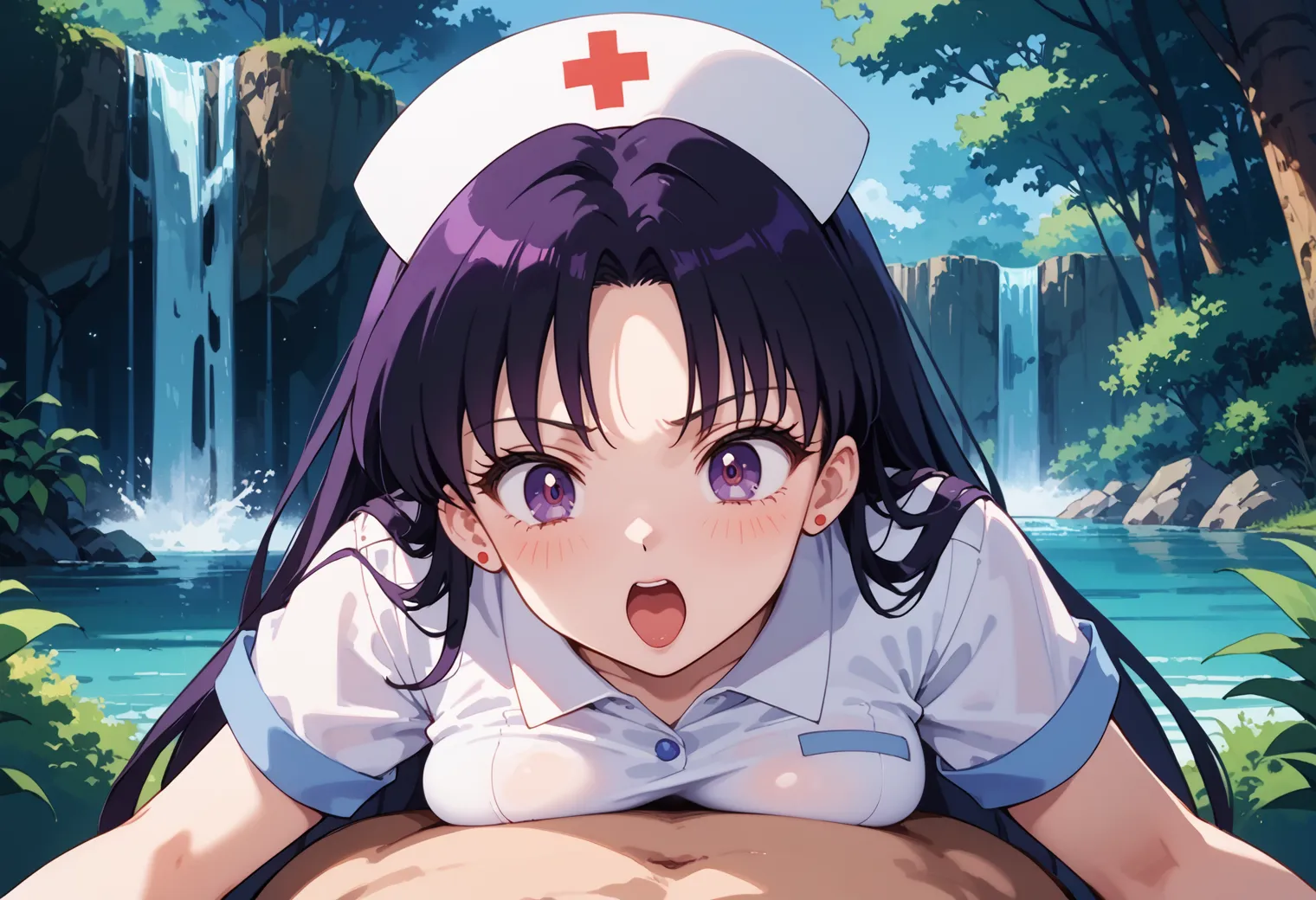 【「尻×ナース・看護婦」AIエロ画像（イラスト・アニメ・二次元風）175枚まとめ！(3ページ目)のエロ画像28枚目