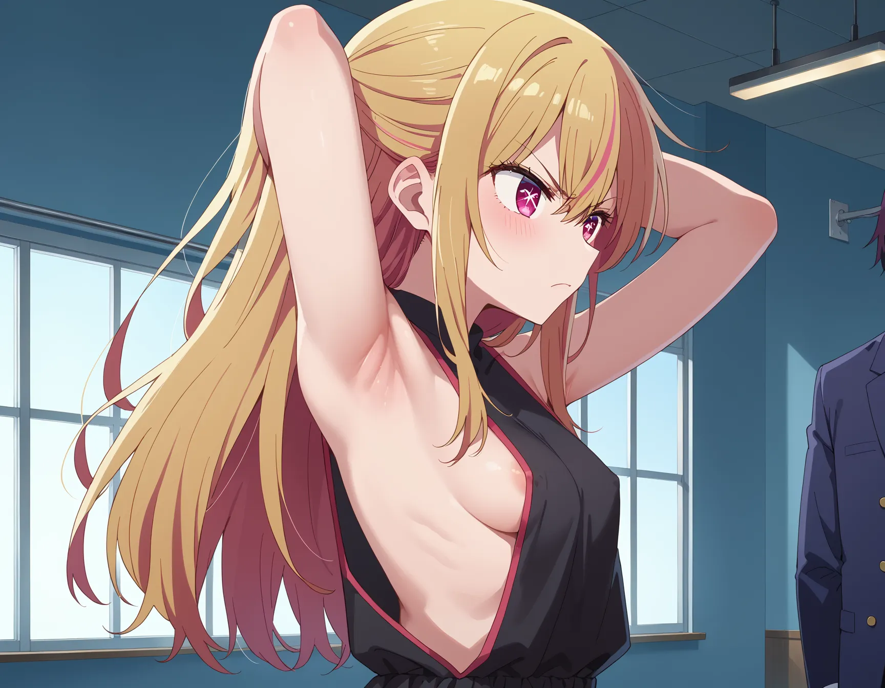 【「腋・脇」AIエロ画像（イラスト・アニメ・二次元風）4705枚まとめ！(80ページ目)のエロ画像24枚目