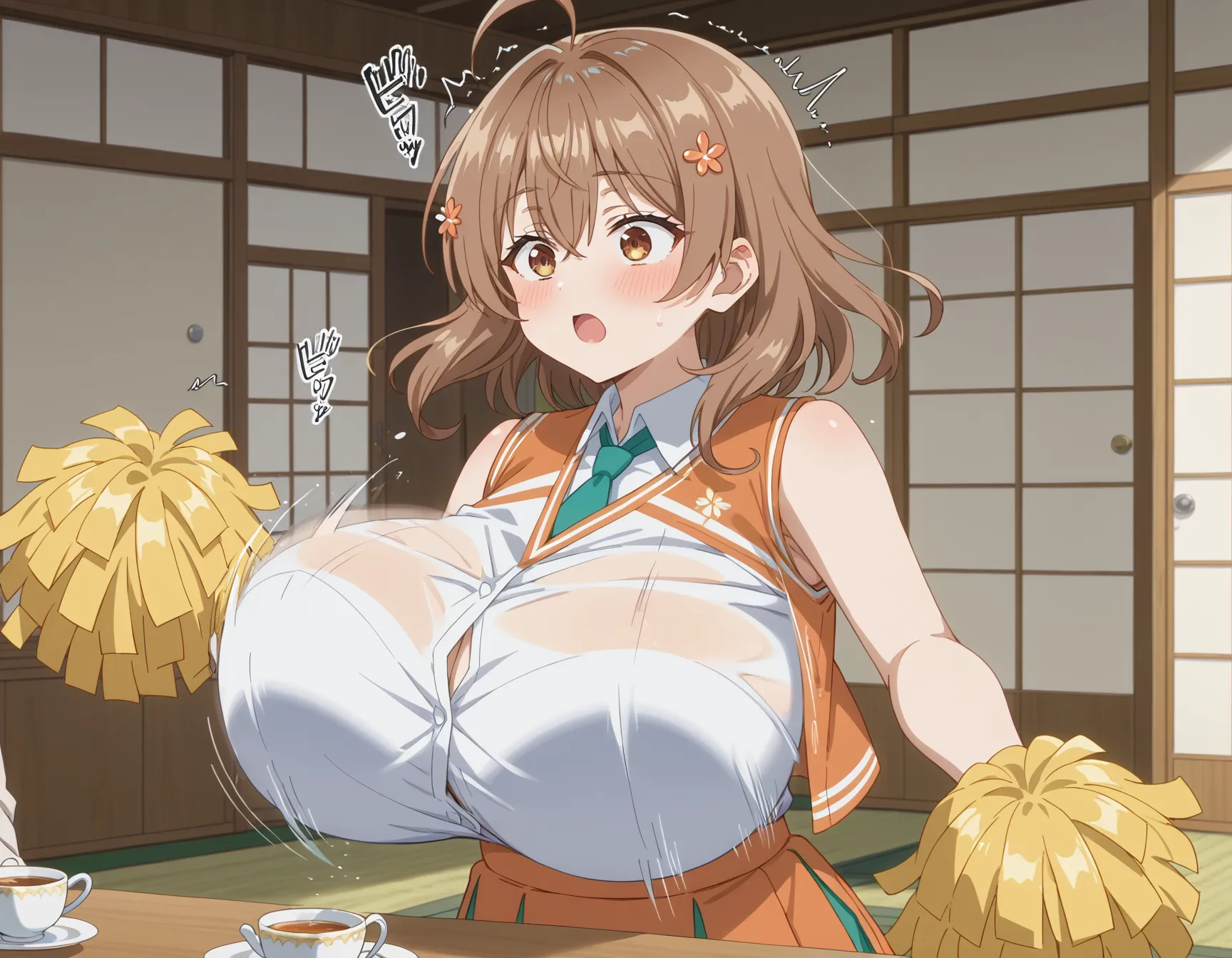 【「爆乳・超乳」AIエロ画像（イラスト・アニメ・二次元風）5621枚まとめ！(95ページ目)のエロ画像16枚目