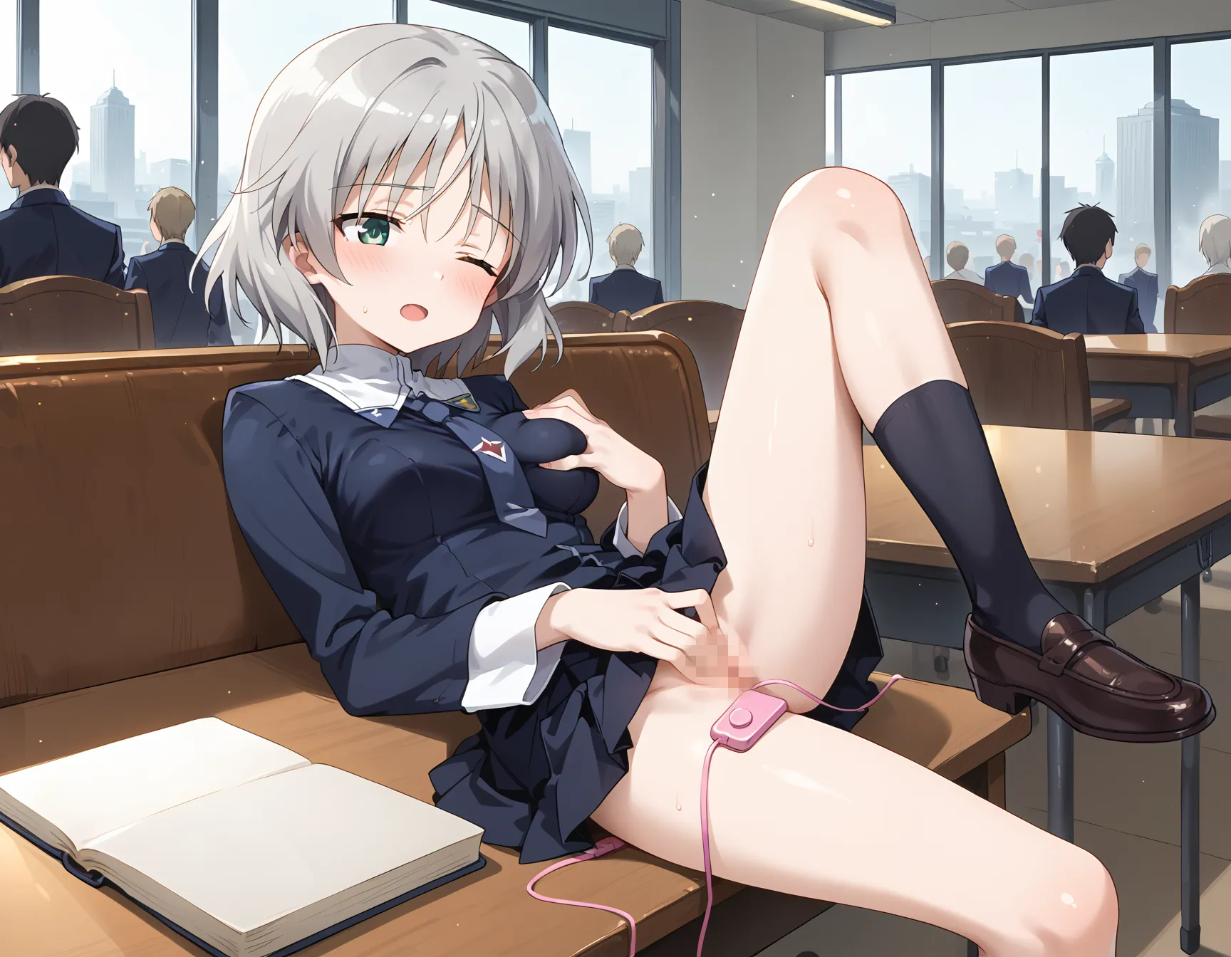 【「おまんこ×下着（ブラジャー・パンティ）」AIエロ画像（イラスト・アニメ・二次元風）3718枚まとめ！(63ページ目)のエロ画像21枚目