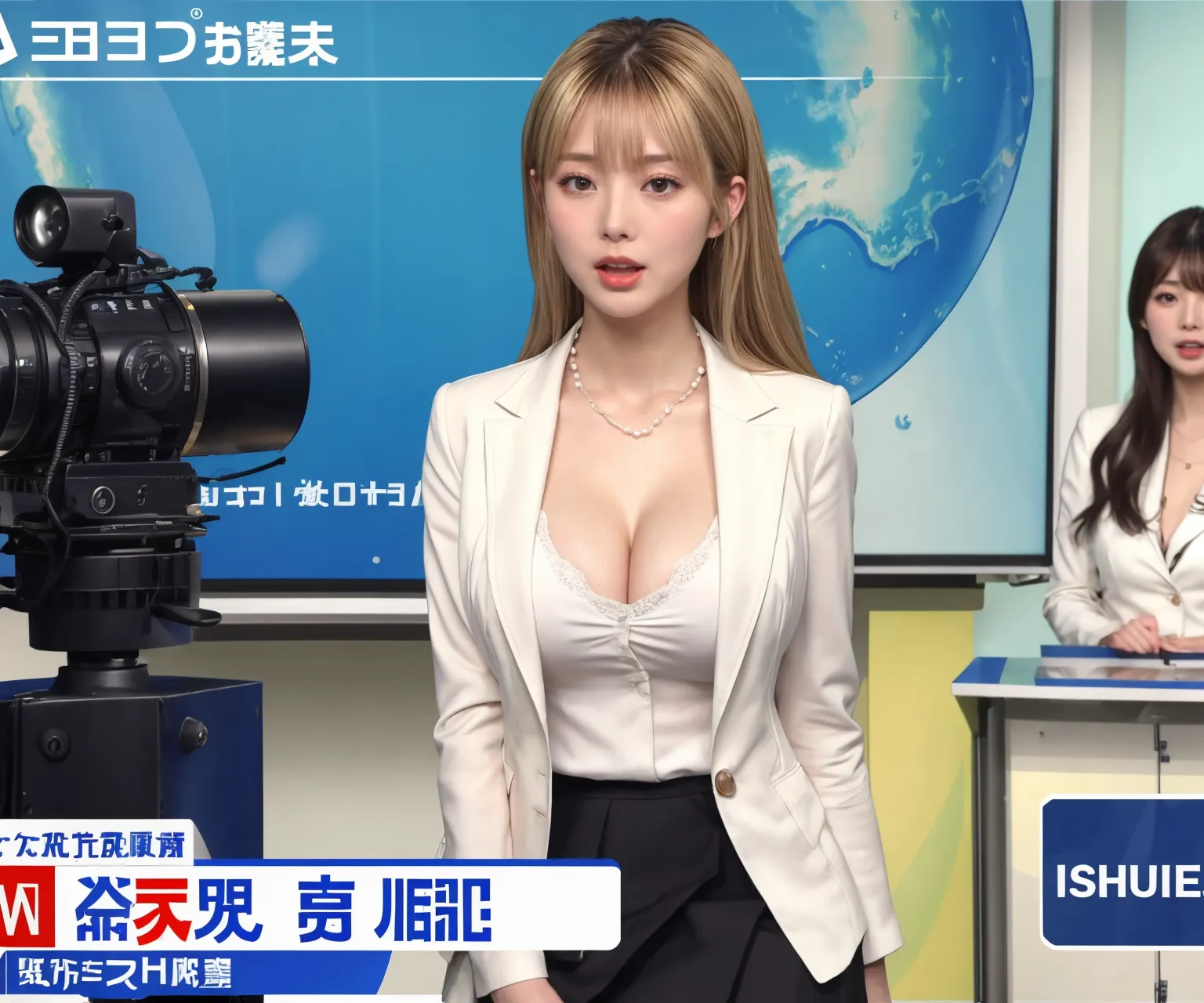 【「女子アナウンサー」AIエロ画像（リアル・実写・フォト風）634枚まとめ！(11ページ目)のエロ画像25枚目