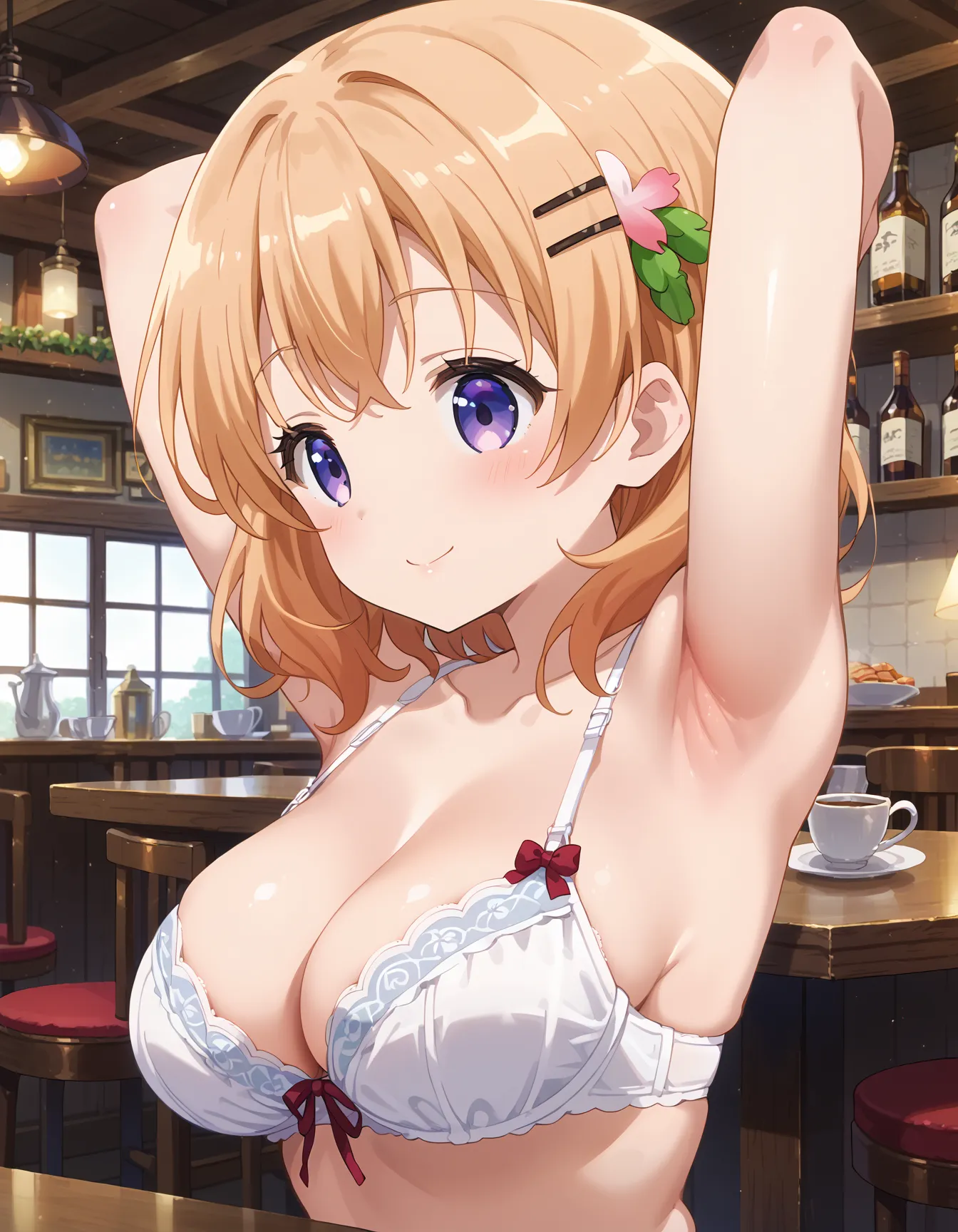 【「腋・脇」AIエロ画像（イラスト・アニメ・二次元風）4705枚まとめ！(80ページ目)のエロ画像9枚目