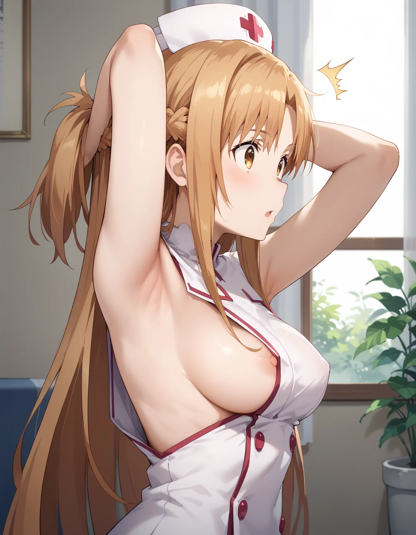 【「腋・脇」AIエロ画像（イラスト・アニメ・二次元風）4705枚まとめ！(79ページ目)のエロ画像28枚目