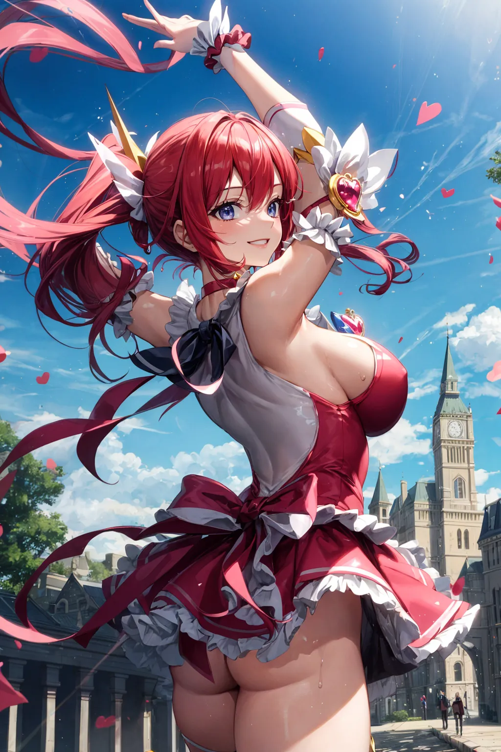 【「巨乳」AIエロ画像（イラスト・アニメ・二次元風）26161枚まとめ！(438ページ目)のエロ画像14枚目