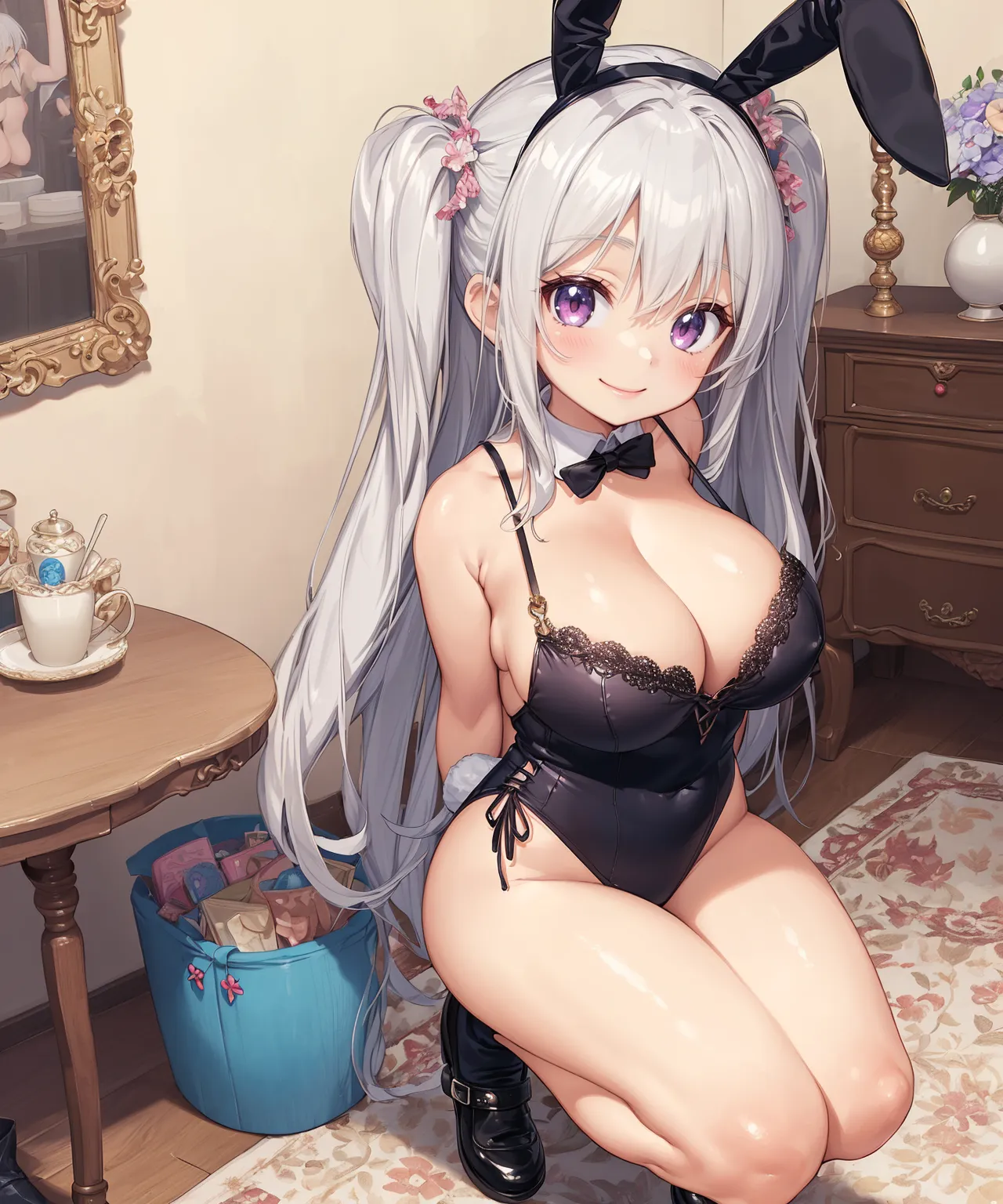 【「爆乳・超乳」AIエロ画像（イラスト・アニメ・二次元風）5621枚まとめ！(94ページ目)のエロ画像4枚目