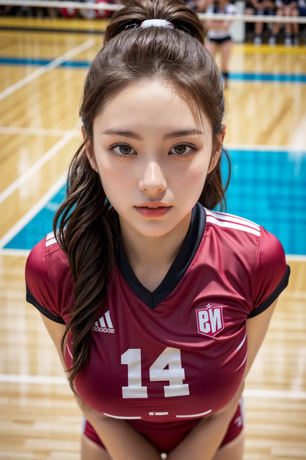 【「バレーボール」AIエロ画像（リアル・実写・フォト風）2034枚まとめ！(36ページ目)のエロ画像2枚目