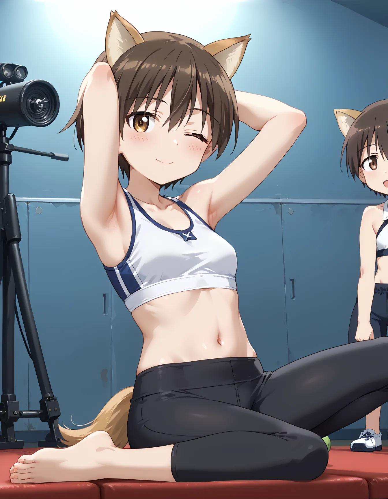 【「下着（ブラジャー・パンティ）」AIエロ画像（イラスト・アニメ・二次元風）15996枚まとめ！(263ページ目)のエロ画像10枚目