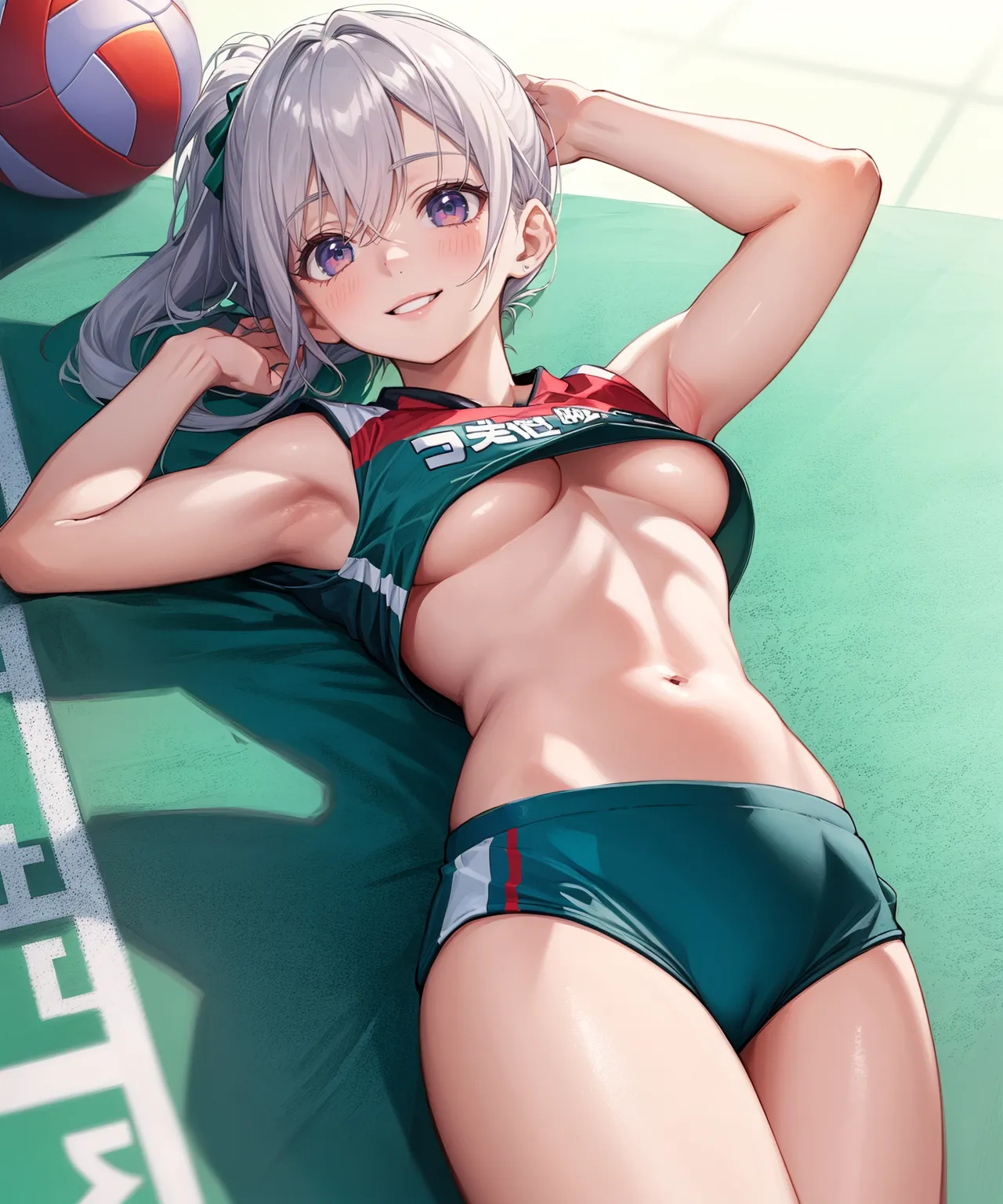 【「バレーボール」AIエロ画像（イラスト・アニメ・二次元風）378枚まとめ！(7ページ目)のエロ画像9枚目