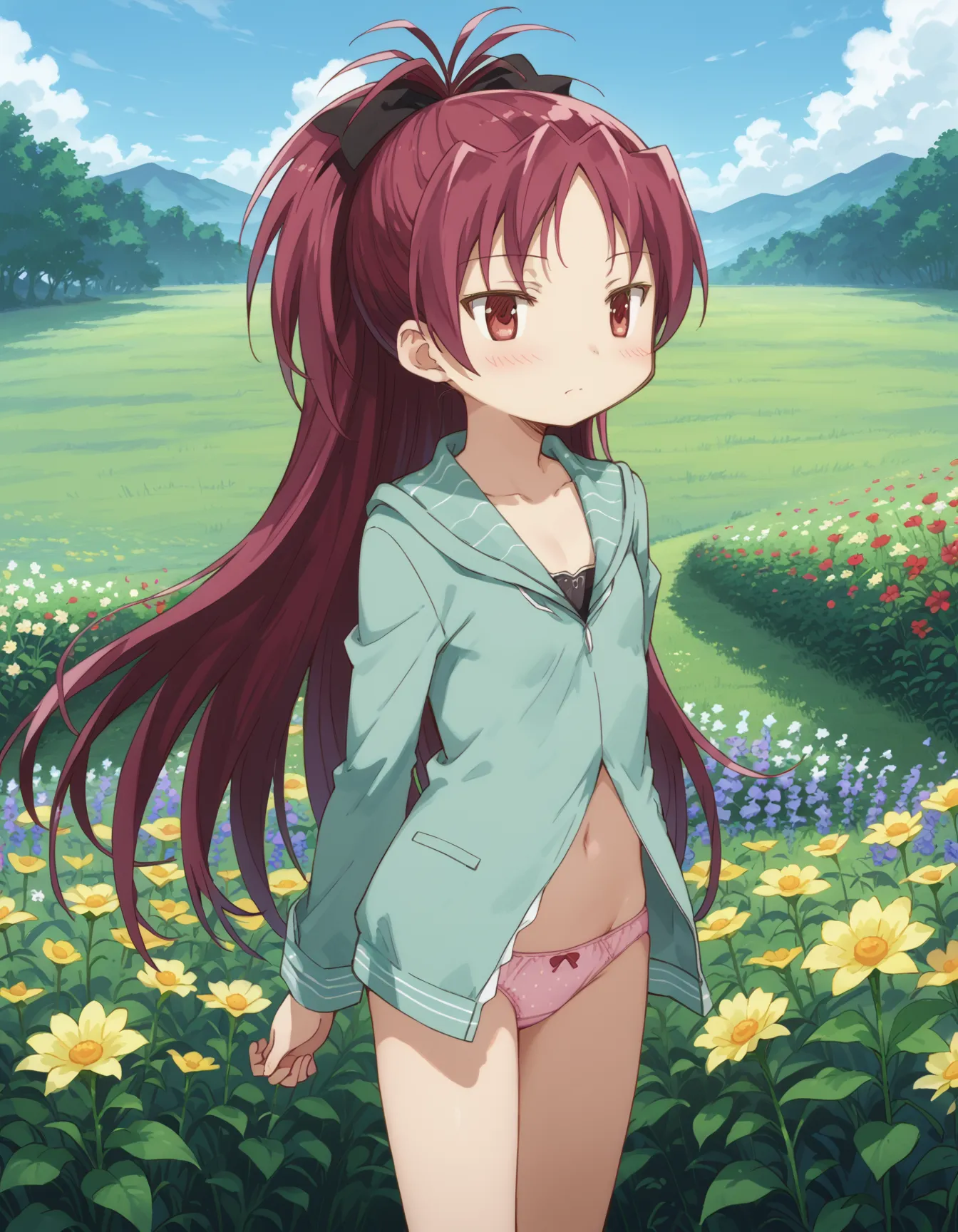 【「貧乳」AIエロ画像（イラスト・アニメ・二次元風）8390枚まとめ！(140ページ目)のエロ画像5枚目