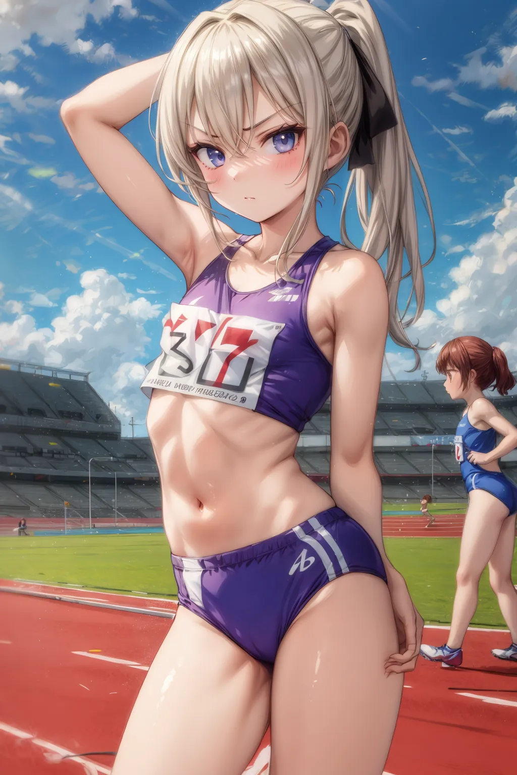 【「貧乳」AIエロ画像（イラスト・アニメ・二次元風）8390枚まとめ！(140ページ目)のエロ画像1枚目