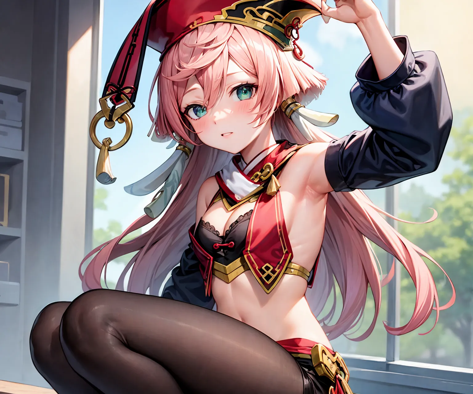 【「腋・脇」AIエロ画像（イラスト・アニメ・二次元風）4705枚まとめ！(78ページ目)のエロ画像24枚目