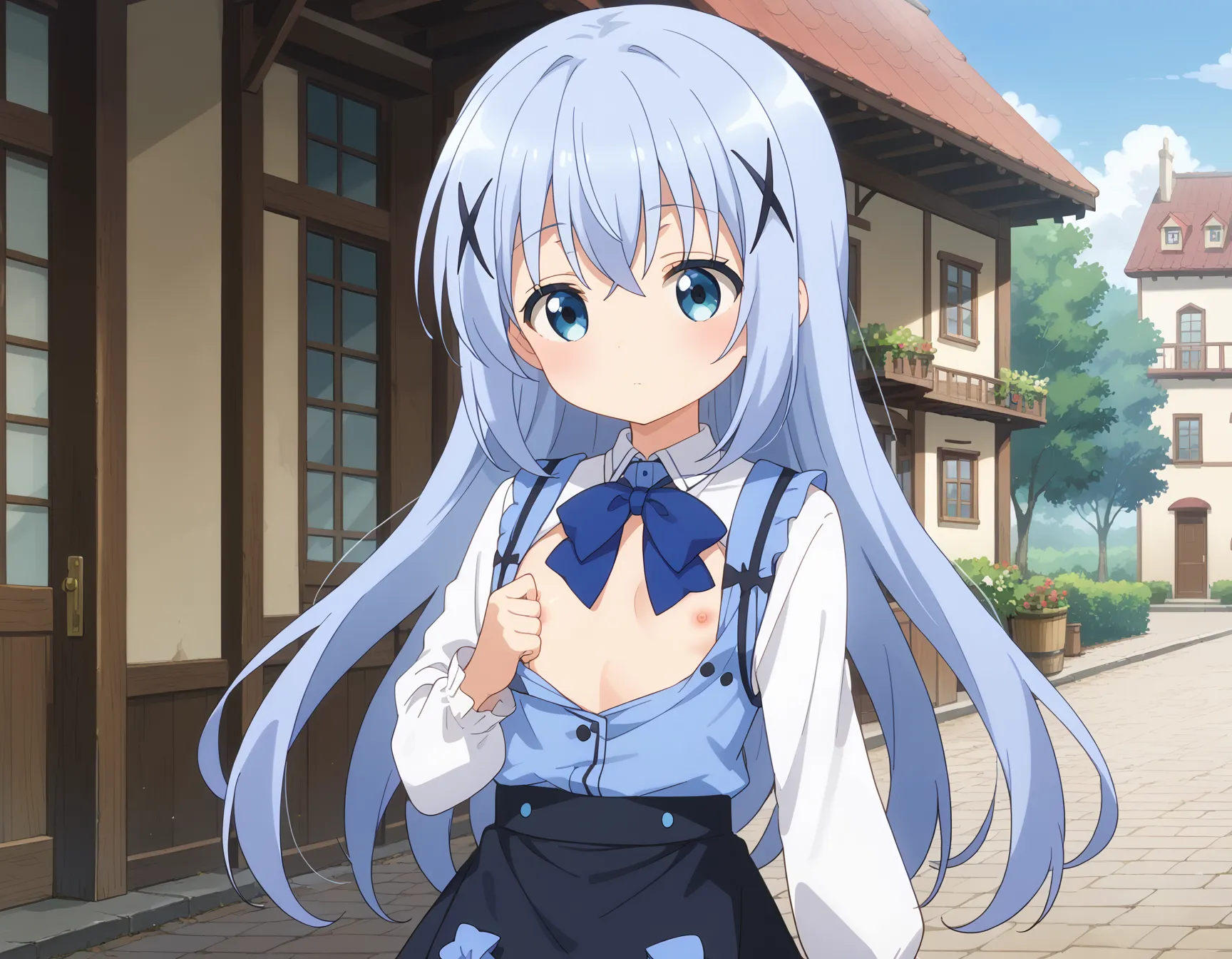 【「貧乳」AIエロ画像（イラスト・アニメ・二次元風）8390枚まとめ！(139ページ目)のエロ画像11枚目