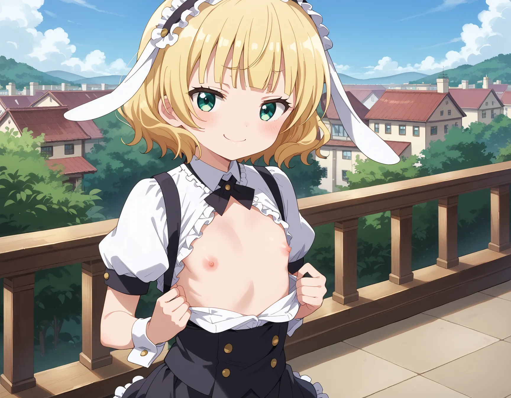 【「貧乳」AIエロ画像（イラスト・アニメ・二次元風）8390枚まとめ！(138ページ目)のエロ画像12枚目