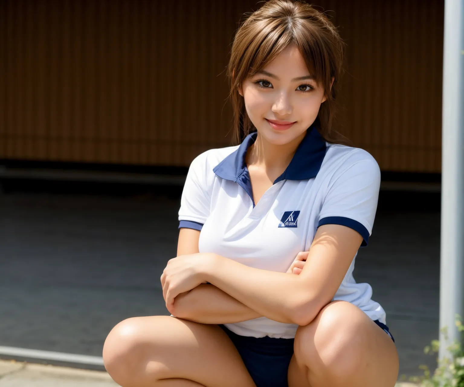 【「女子校生・JK×体操服・ブルマ」AIエロ画像（リアル・実写・フォト風）517枚まとめ！(8ページ目)のエロ画像29枚目