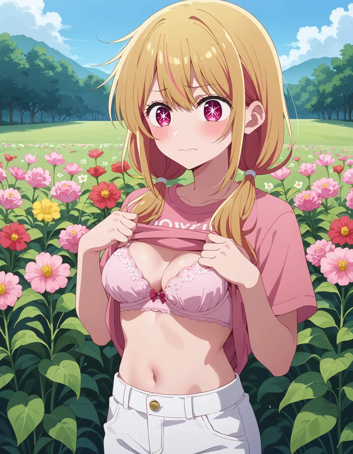 【「下着（ブラジャー・パンティ）」AIエロ画像（イラスト・アニメ・二次元風）15996枚まとめ！(259ページ目)のエロ画像13枚目