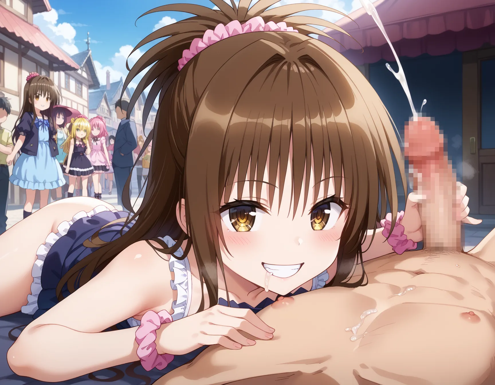 【「貧乳」AIエロ画像（イラスト・アニメ・二次元風）8390枚まとめ！(137ページ目)のエロ画像12枚目