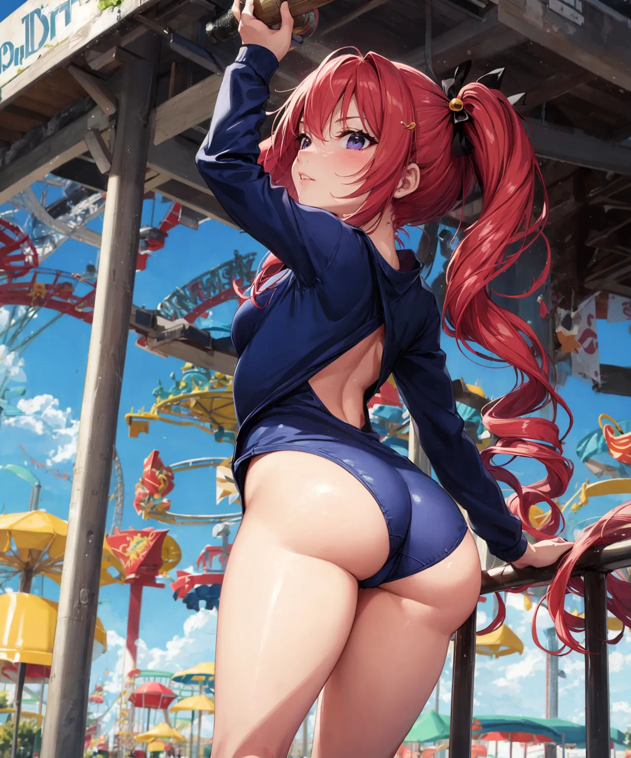 【「尻」AIエロ画像（イラスト・アニメ・二次元風）13361枚まとめ！(215ページ目)のエロ画像2枚目