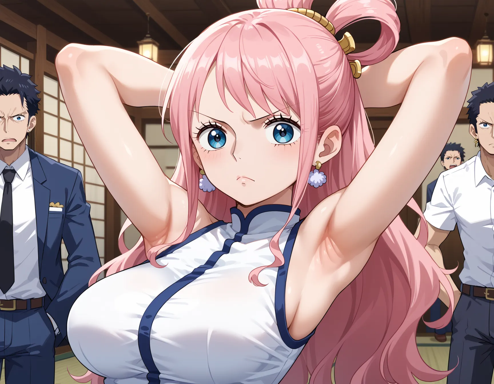 【「巨乳×着物」AIエロ画像（イラスト・アニメ・二次元風）854枚まとめ！(14ページ目)のエロ画像20枚目