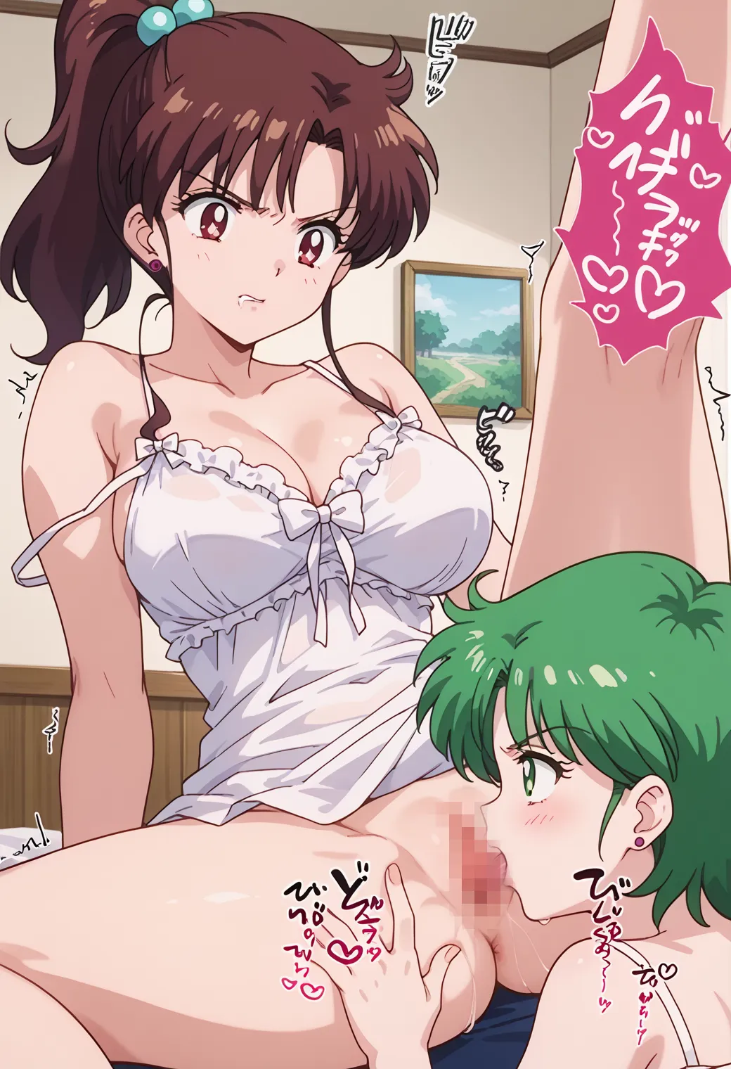【「おまんこ×下着（ブラジャー・パンティ）」AIエロ画像（イラスト・アニメ・二次元風）3718枚まとめ！(61ページ目)のエロ画像4枚目
