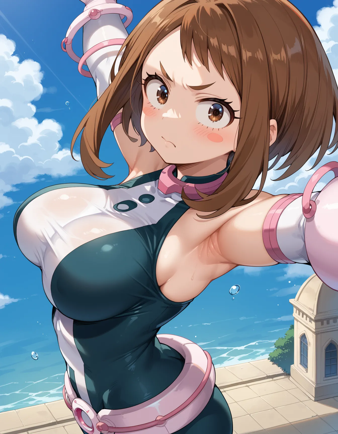 【「腋・脇」AIエロ画像（イラスト・アニメ・二次元風）4705枚まとめ！(76ページ目)のエロ画像21枚目