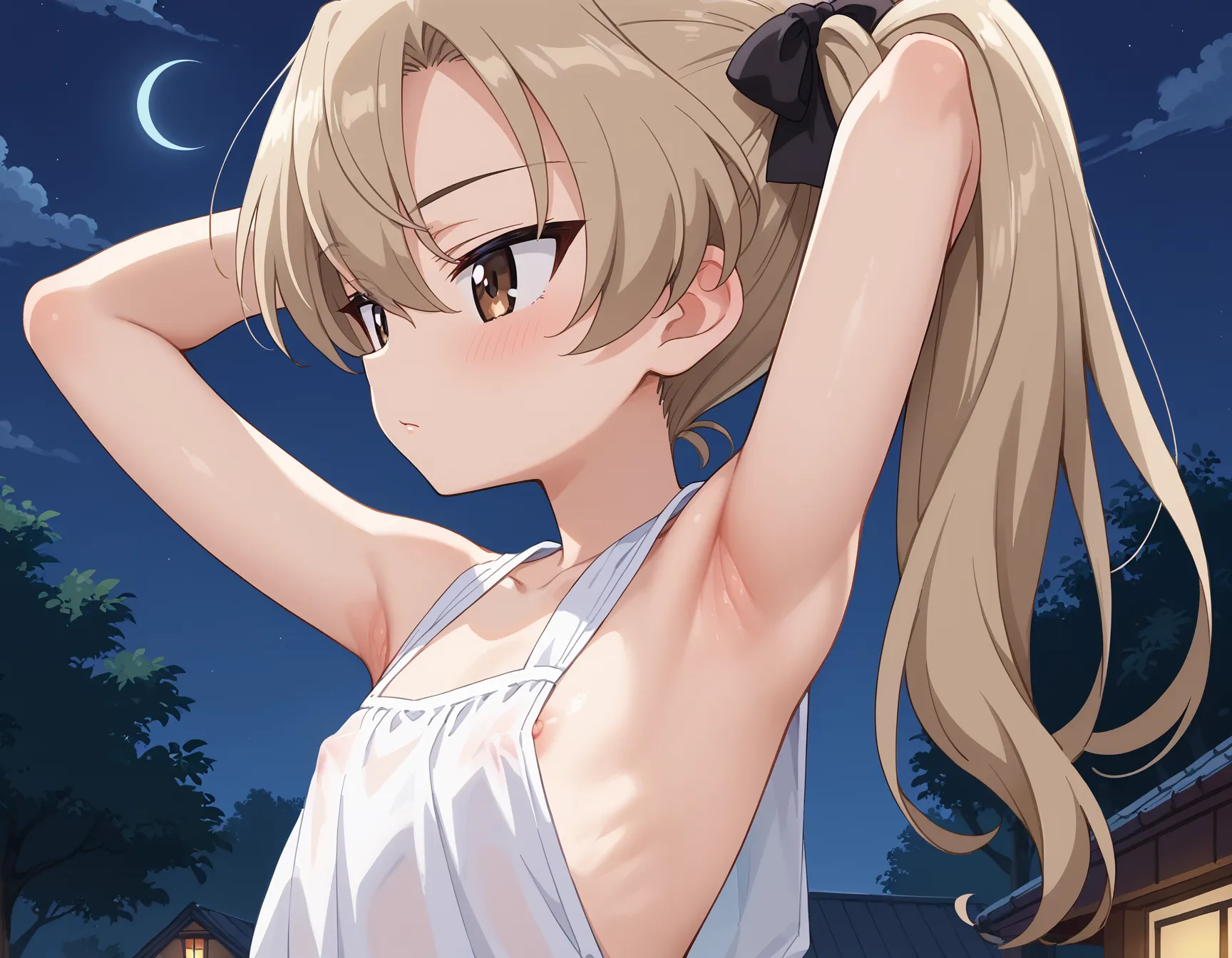 【「腋・脇」AIエロ画像（イラスト・アニメ・二次元風）4705枚まとめ！(76ページ目)のエロ画像16枚目