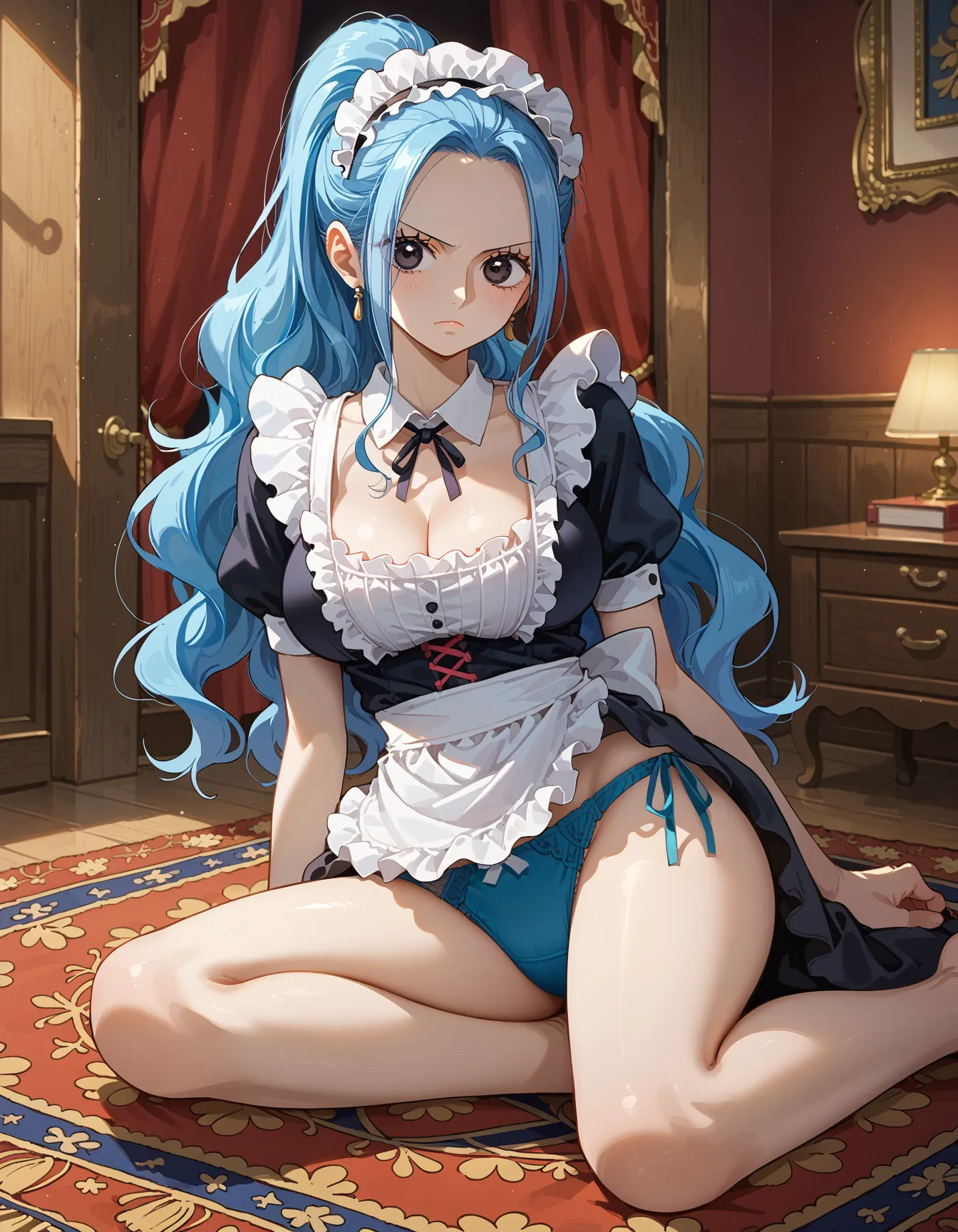 【「メイド」AIエロ画像（イラスト・アニメ・二次元風）516枚まとめ！(9ページ目)のエロ画像9枚目