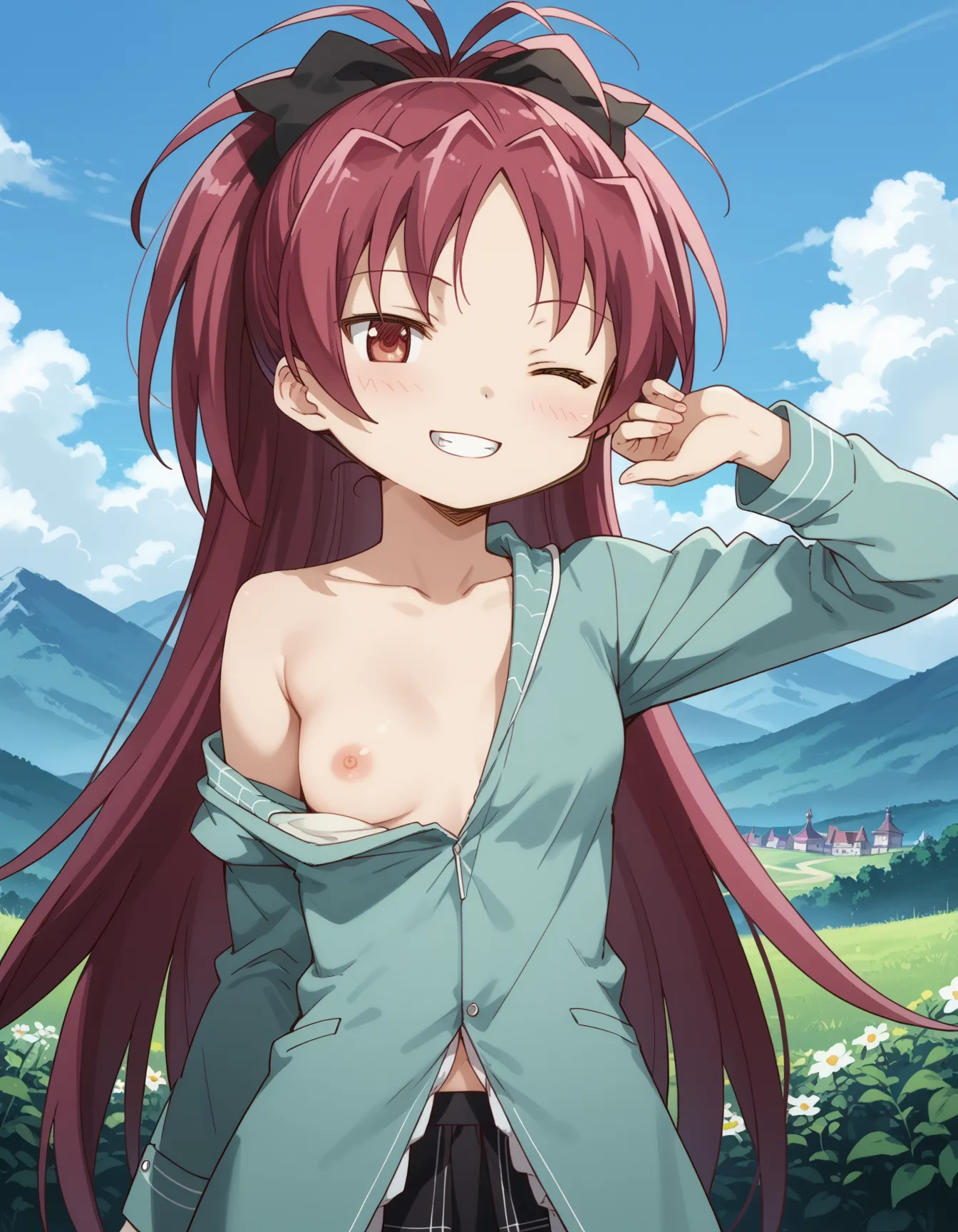 【「下着（ブラジャー・パンティ）」AIエロ画像（イラスト・アニメ・二次元風）15996枚まとめ！(252ページ目)のエロ画像10枚目