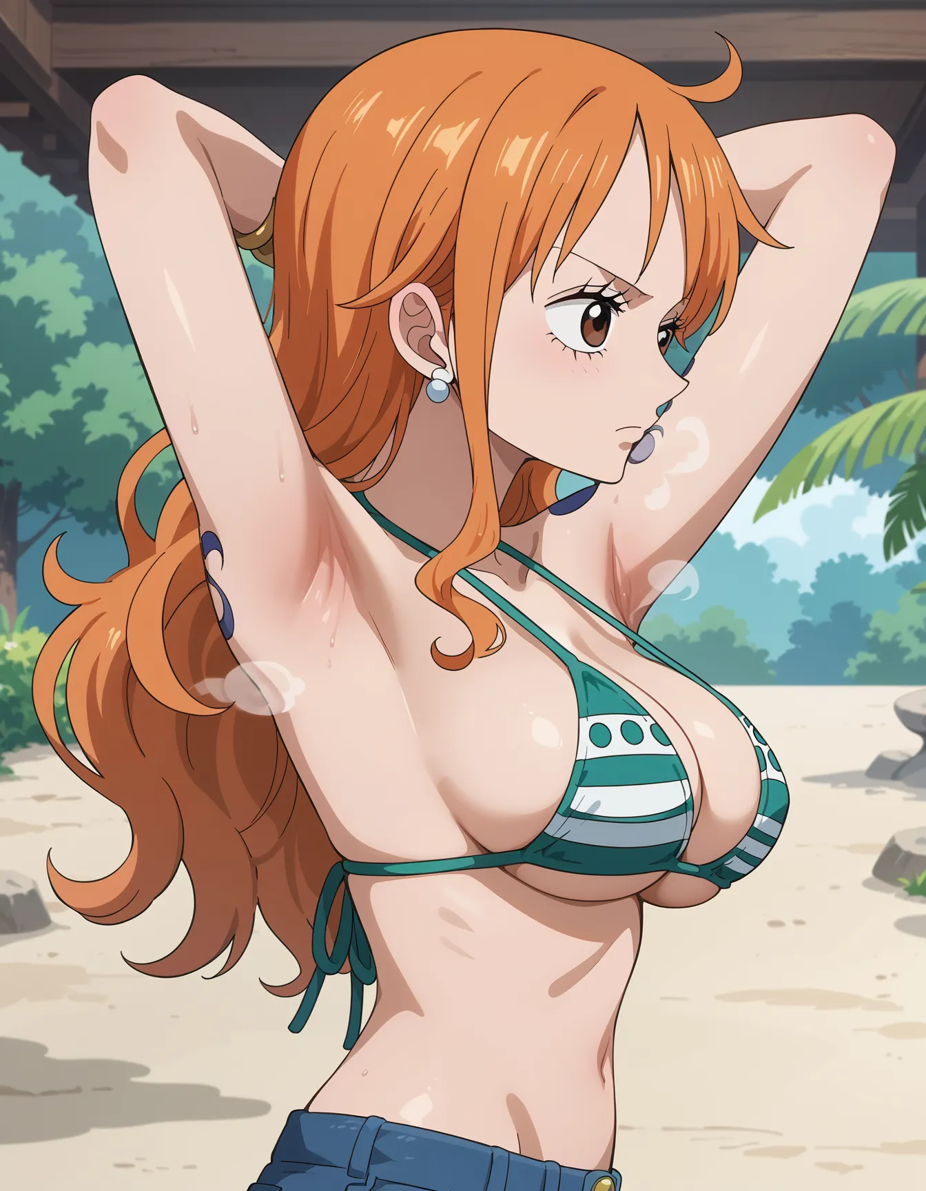 【「腋・脇」AIエロ画像（イラスト・アニメ・二次元風）4705枚まとめ！(75ページ目)のエロ画像24枚目