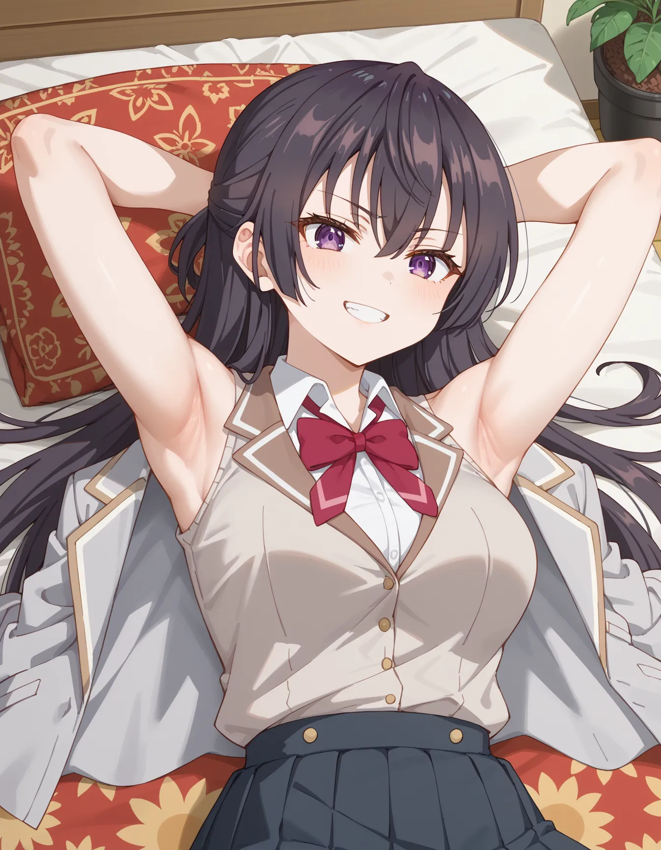 【「腋・脇」AIエロ画像（イラスト・アニメ・二次元風）4705枚まとめ！(75ページ目)のエロ画像20枚目