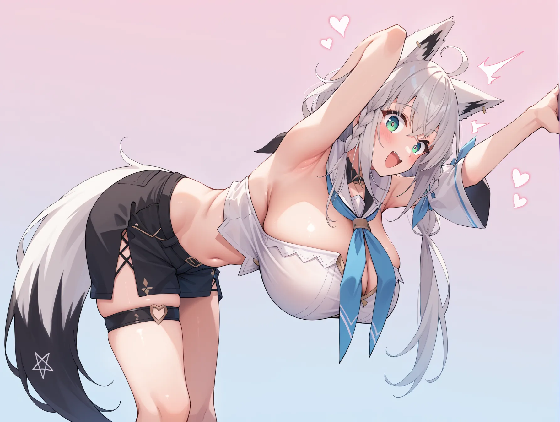 【「爆乳・超乳」AIエロ画像（イラスト・アニメ・二次元風）5621枚まとめ！(89ページ目)のエロ画像11枚目