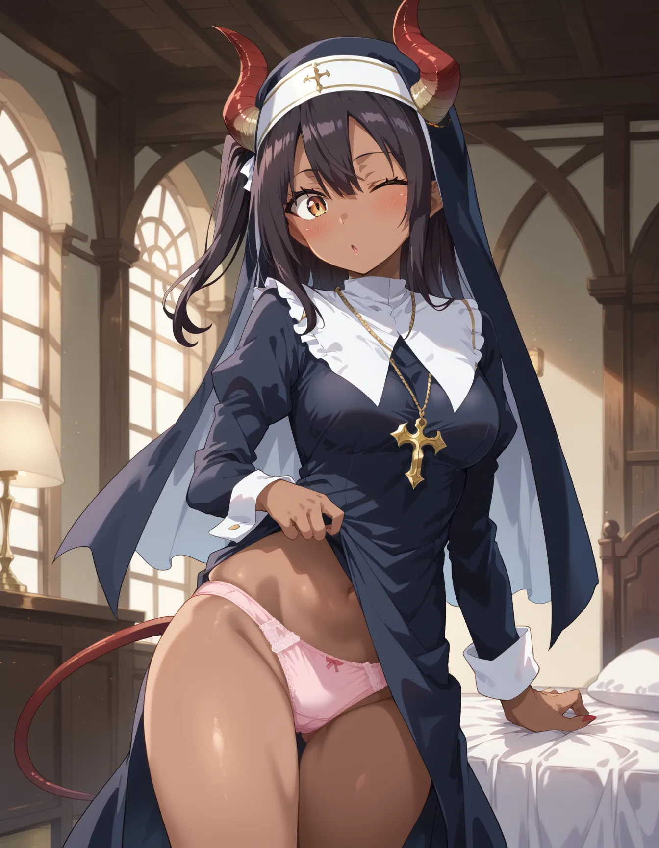 【「下着（ブラジャー・パンティ）」AIエロ画像（イラスト・アニメ・二次元風）15996枚まとめ！(250ページ目)のエロ画像15枚目