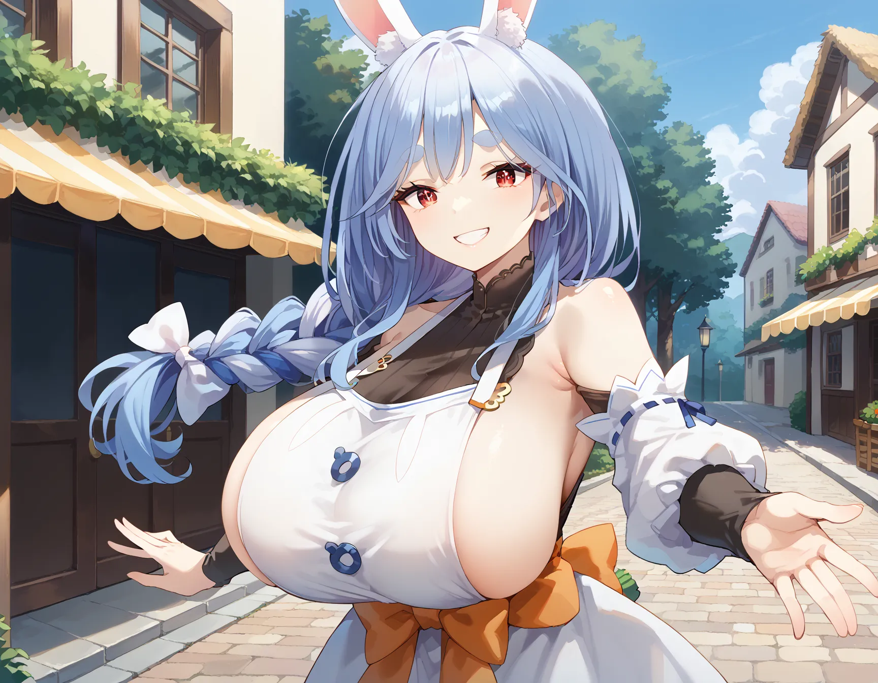 【「爆乳・超乳」AIエロ画像（イラスト・アニメ・二次元風）5621枚まとめ！(89ページ目)のエロ画像6枚目