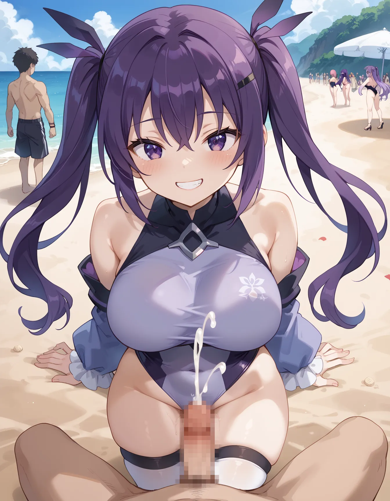 【「巨乳」AIエロ画像（イラスト・アニメ・二次元風）26161枚まとめ！(413ページ目)のエロ画像14枚目