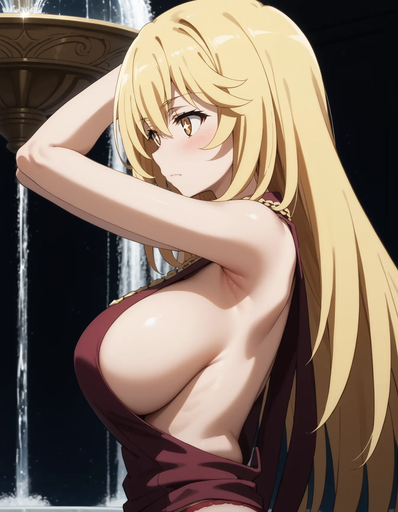 【「腋・脇」AIエロ画像（イラスト・アニメ・二次元風）4705枚まとめ！(74ページ目)のエロ画像27枚目