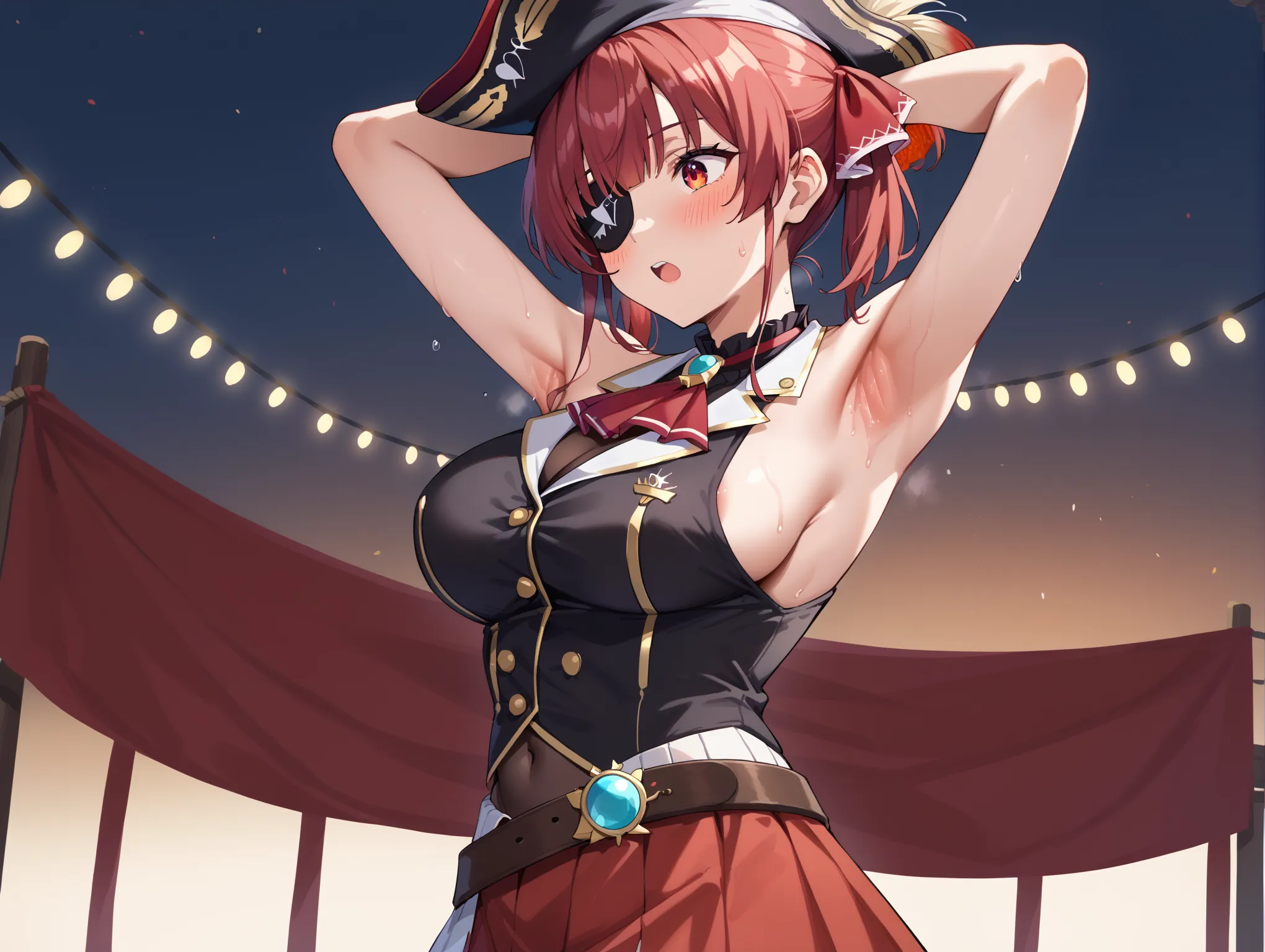 【「腋・脇」AIエロ画像（イラスト・アニメ・二次元風）4705枚まとめ！(74ページ目)のエロ画像24枚目