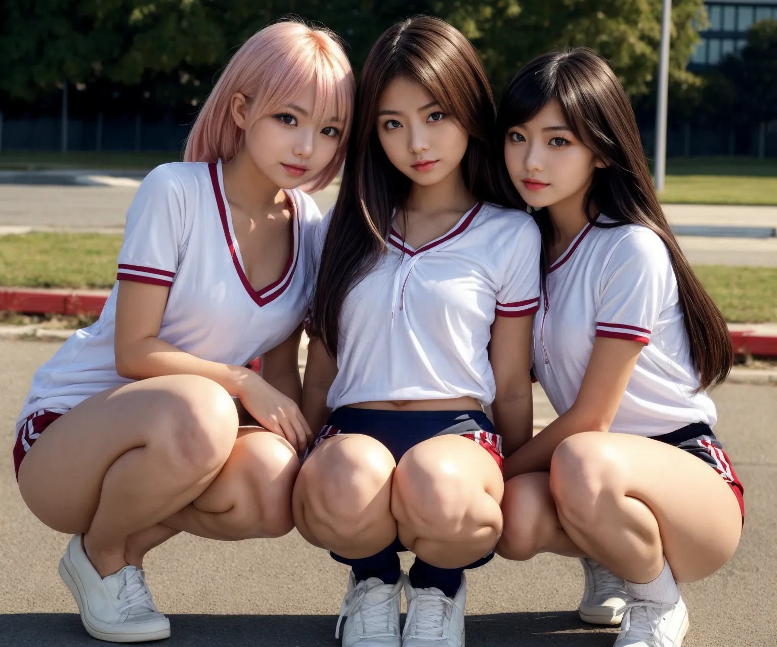 【「女子校生・JK×体操服・ブルマ」AIエロ画像（リアル・実写・フォト風）517枚まとめ！(8ページ目)のエロ画像17枚目