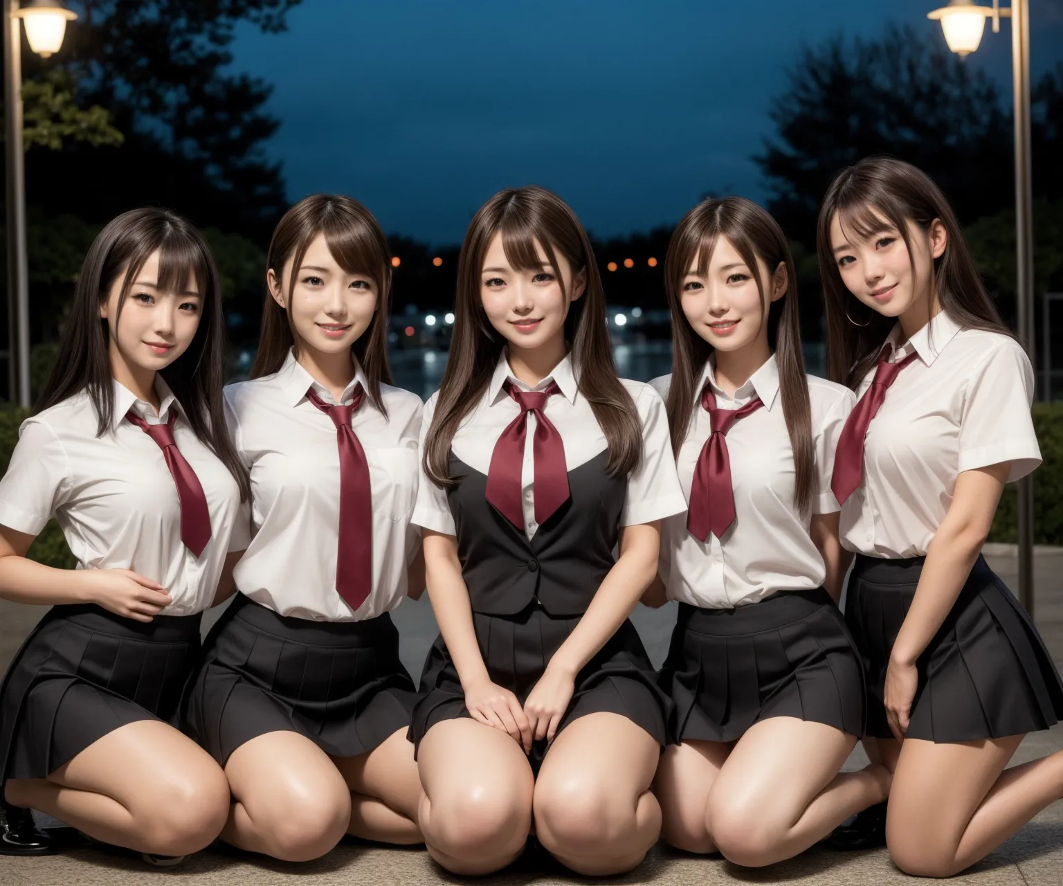 【「女子校生・JK×学制服」AIエロ画像（リアル・実写・フォト風）6248枚まとめ！(99ページ目)のエロ画像19枚目